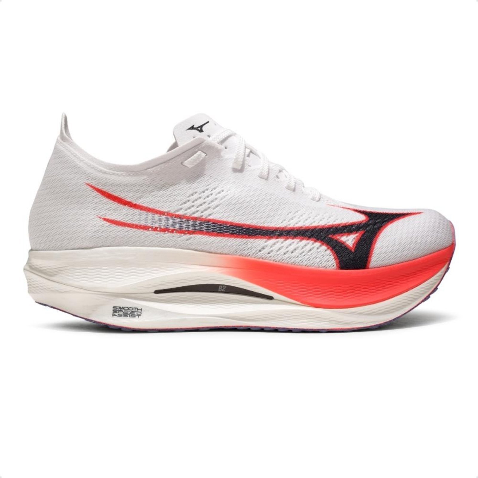 Vista 2 Tênis Mizuno Wave Rebellion Pro Low Masculino branco Mizuno branco