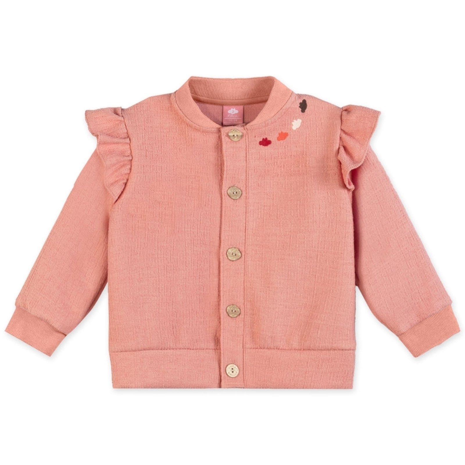 Infantil – Jaqueta com Bordado de Manga Longa Feminina