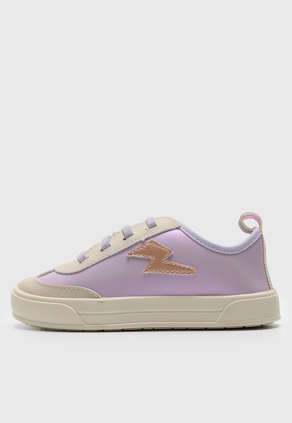 Vista 3 Infantil - Tênis Tricae Perolado Lilás roxo Tricae roxo