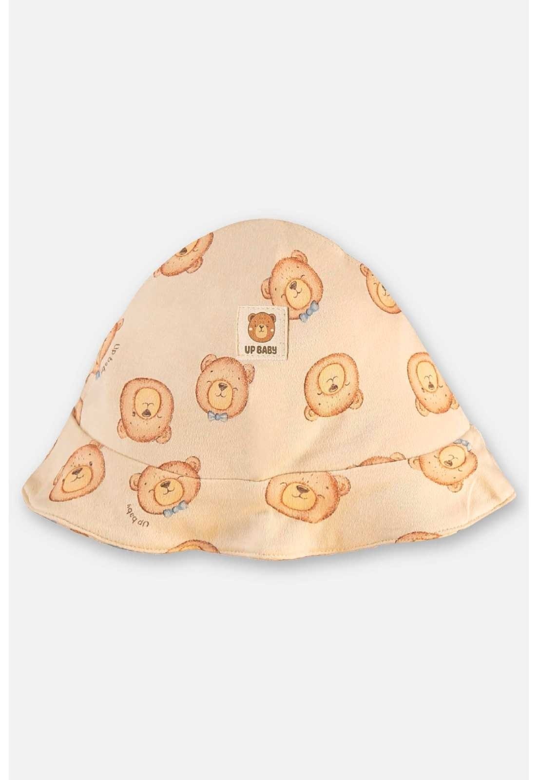 Vista 2 Infantil - Bucket Hat Dupla Face Unissex Up Baby Up Baby bege