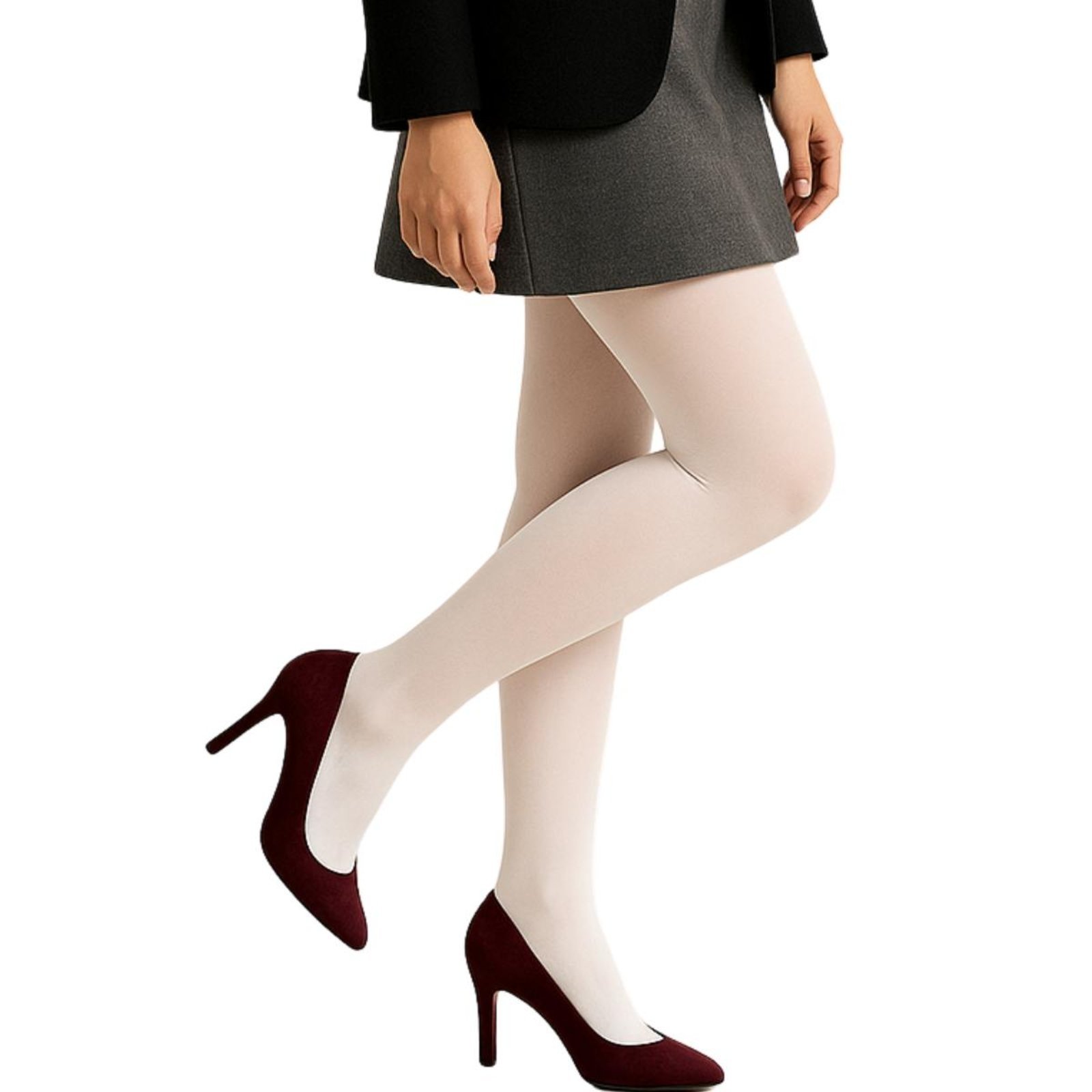 Meia Calça Elastano Fio 40 Opaca Feminina Selene