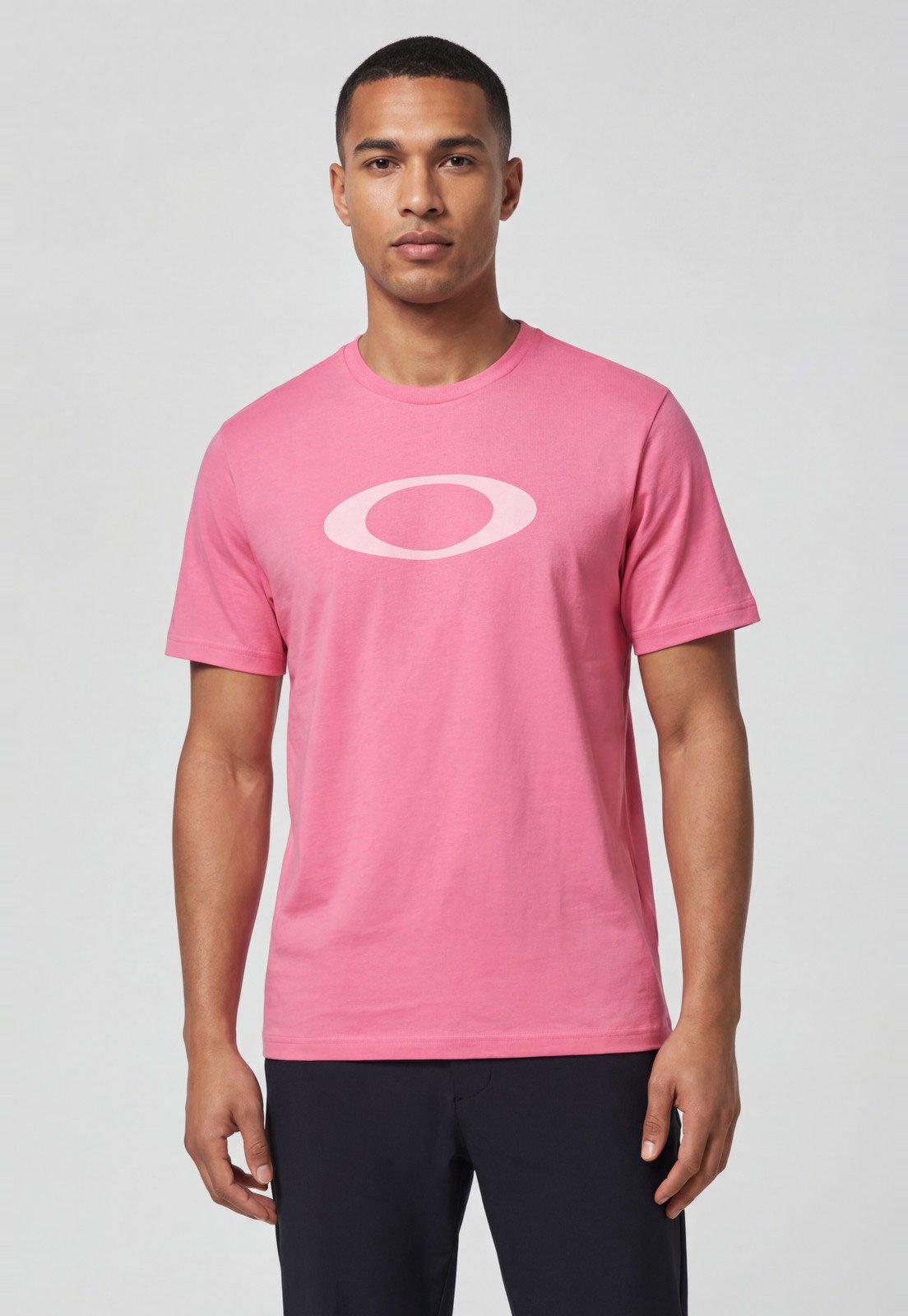 Camiseta Masculina Oakley Mod O Ellipse Rosa