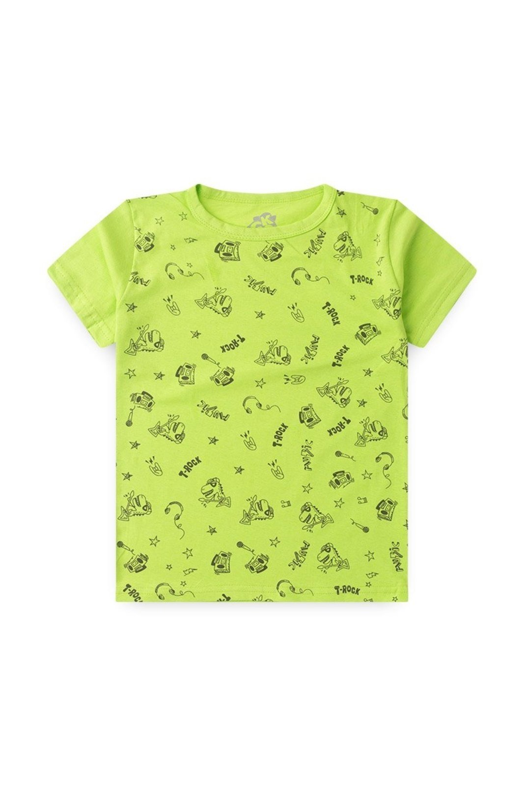 Vista 2 Infantil - Conjunto de Verão para Menino Camiseta T-Rock e Bermuda GKS cinza GKS cinza