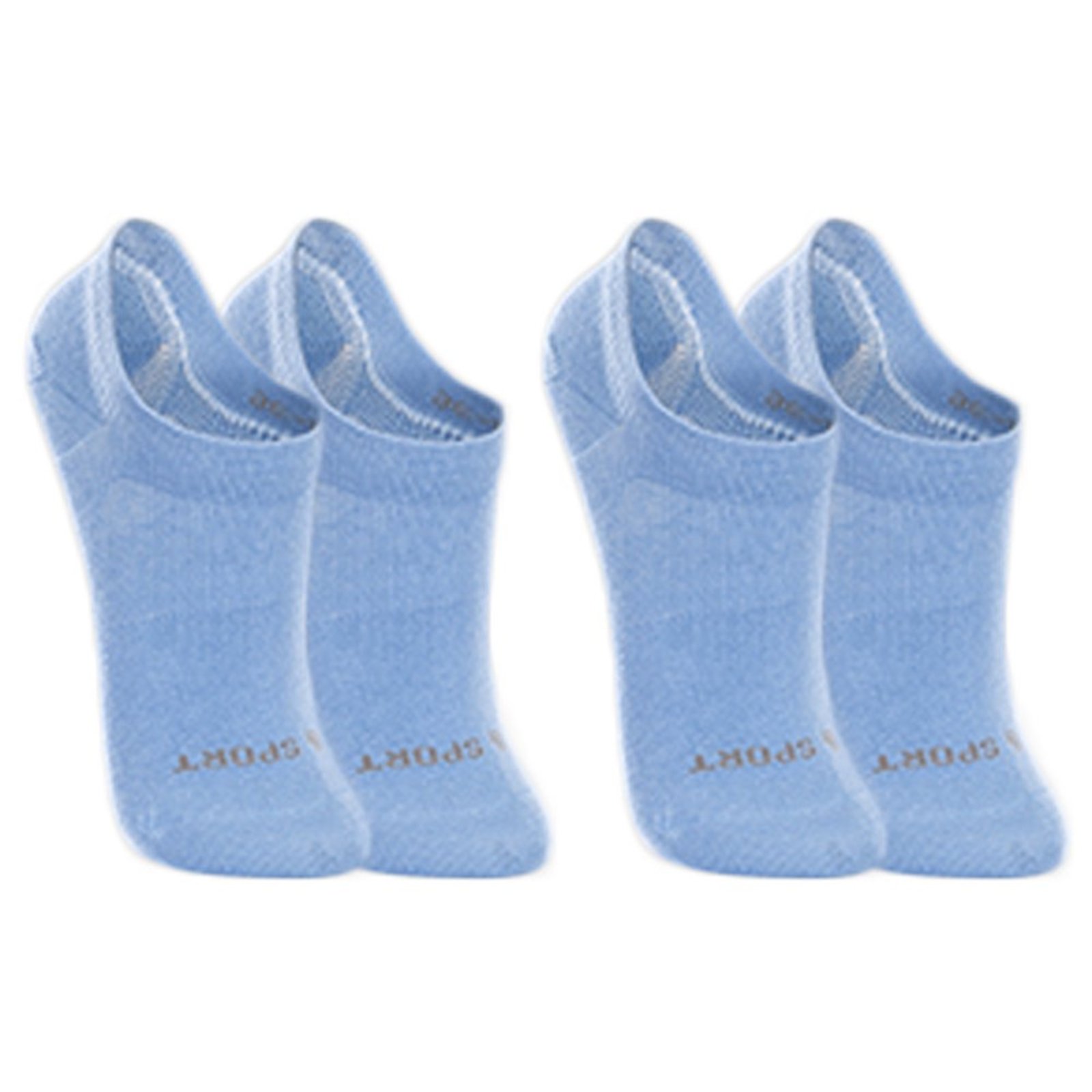 Kit com 2 Meias Invisível Lupo Azul