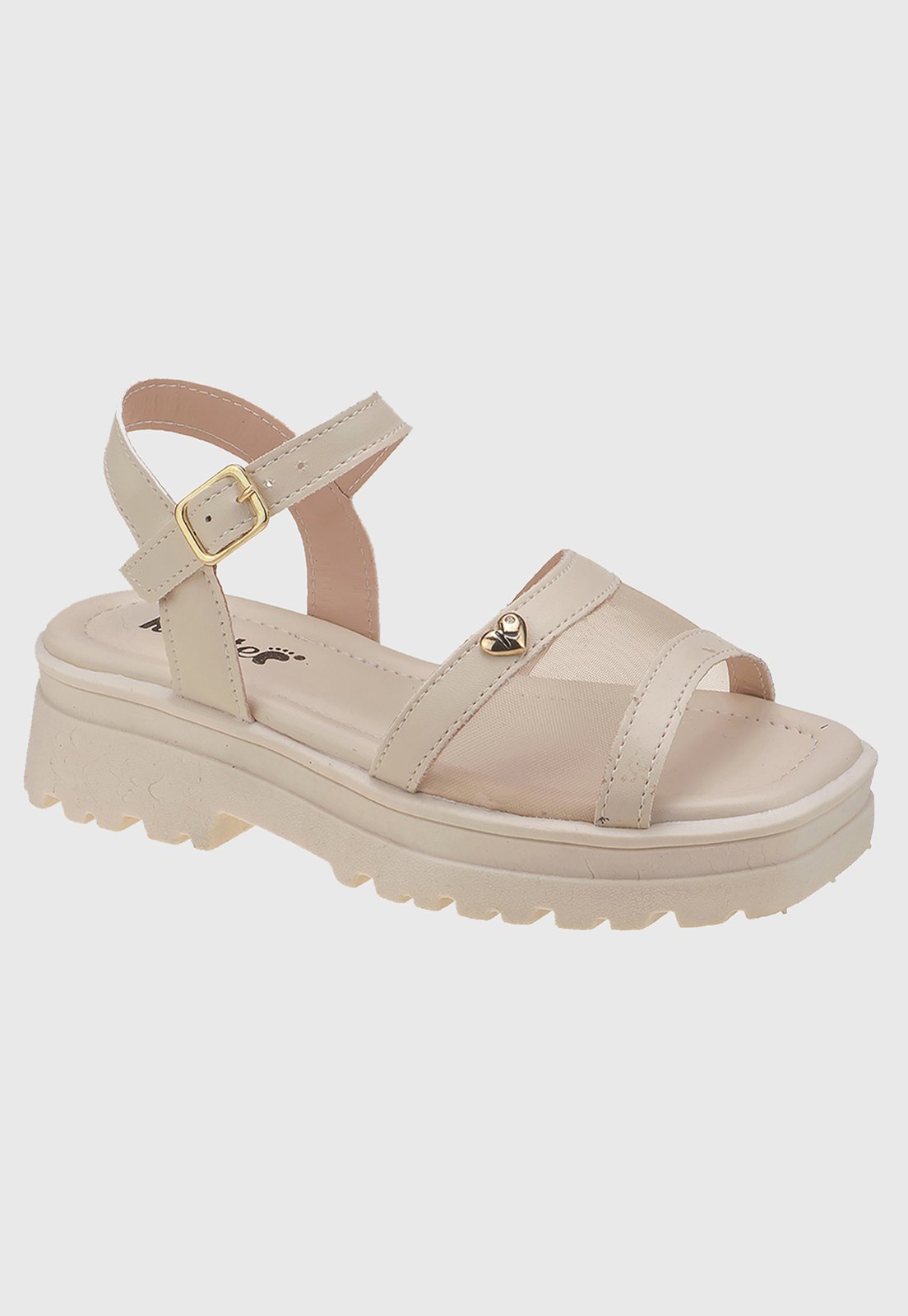 Infantil – Sandália Menina Plataforma Tratorada Telinha Off tep