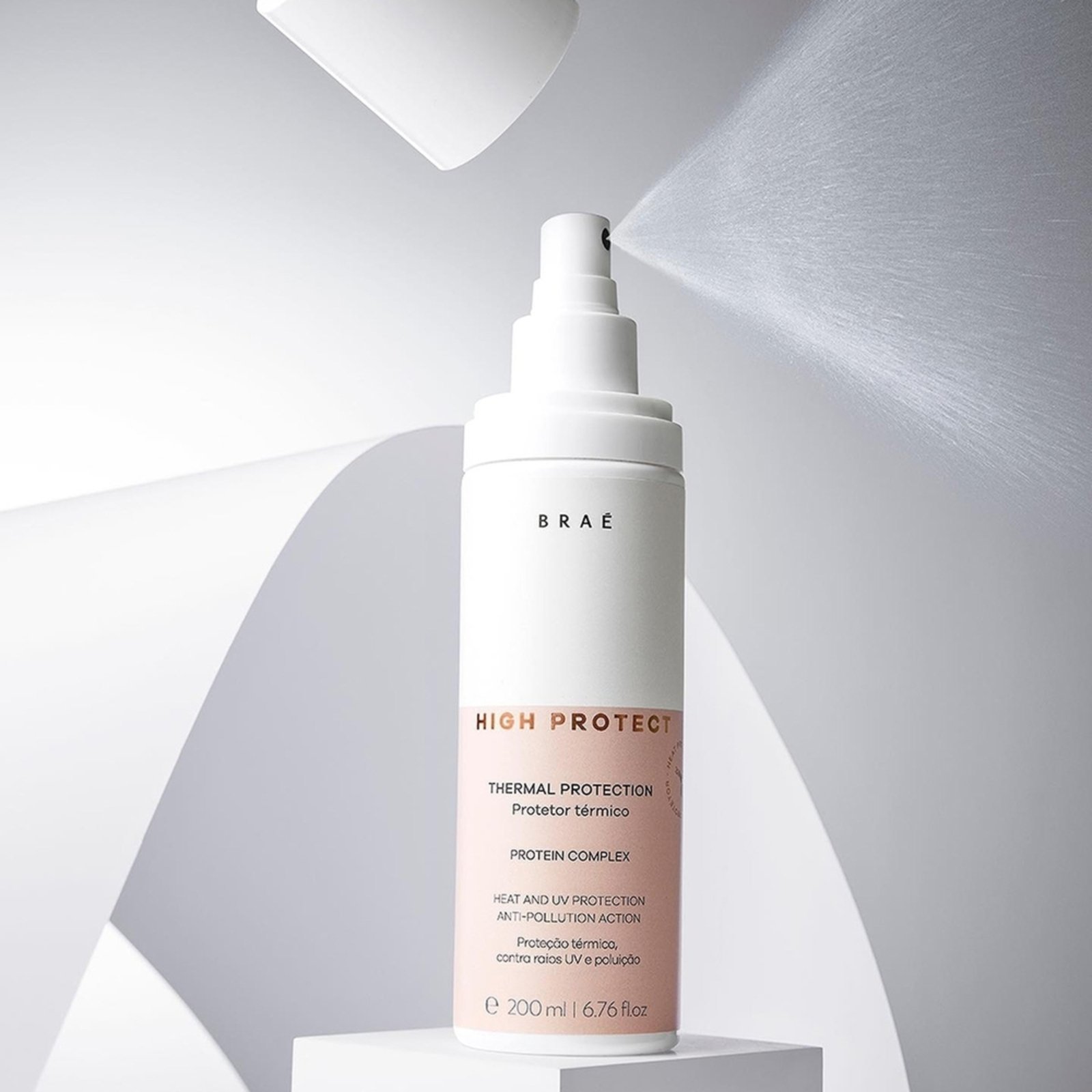 Vista 3 Kit Braé High Protect Thermal Divine Máscara e Hair Protein (3 produtos) multicolorido BRAÉ multicolorido