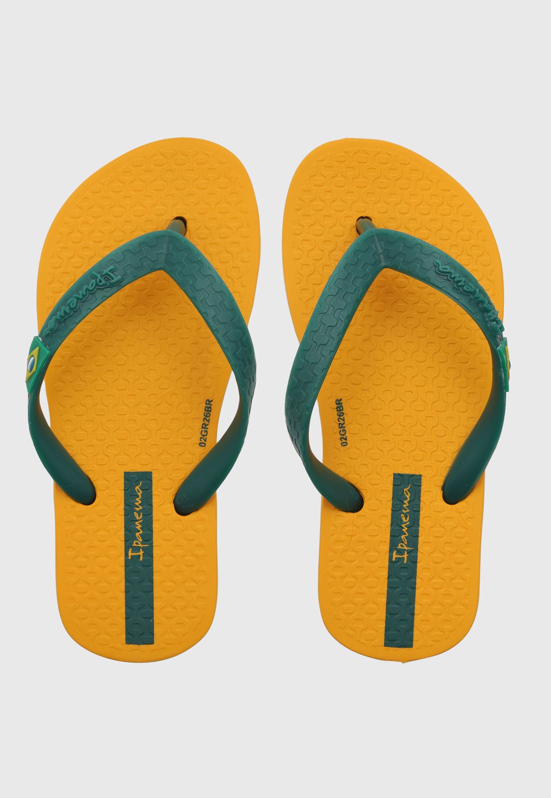 Infantil - Chinelo Ipanema Brasil Amarelo