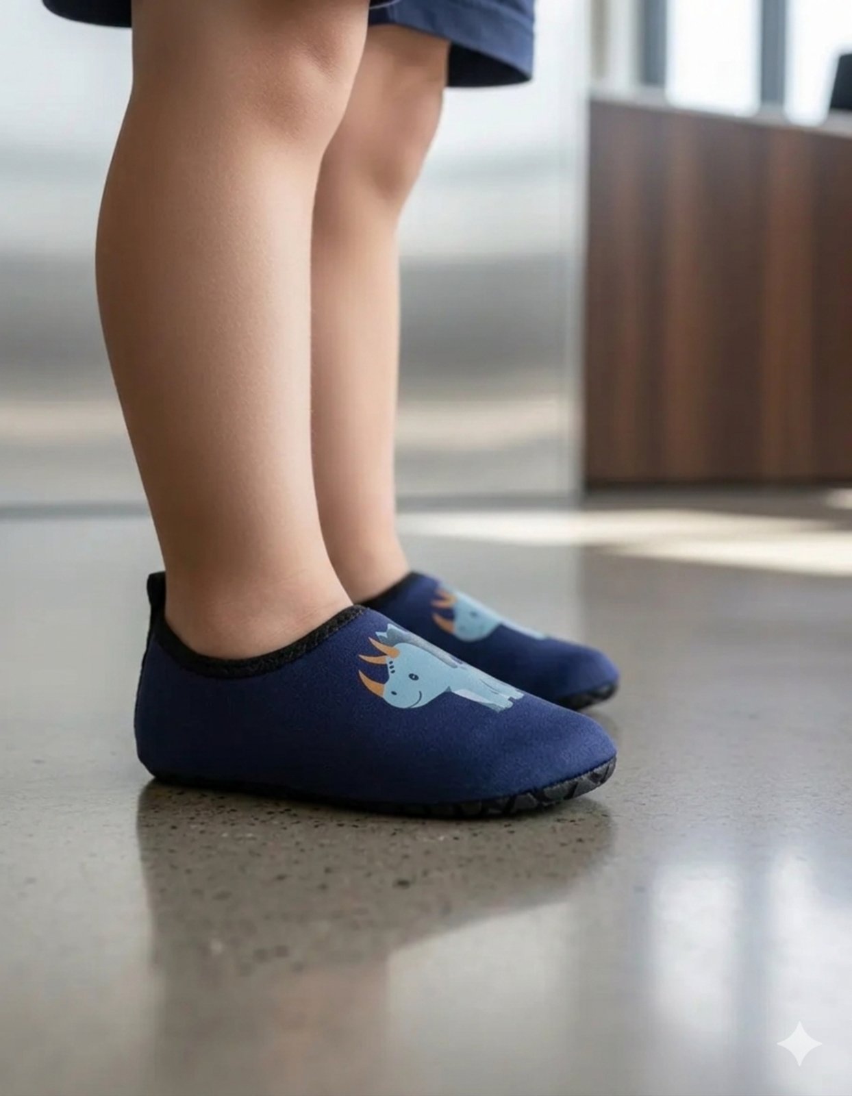 Infantil - Sapatilha Meia Menino Footz Neném Dino Confortável Macia Sola Antiderrapante