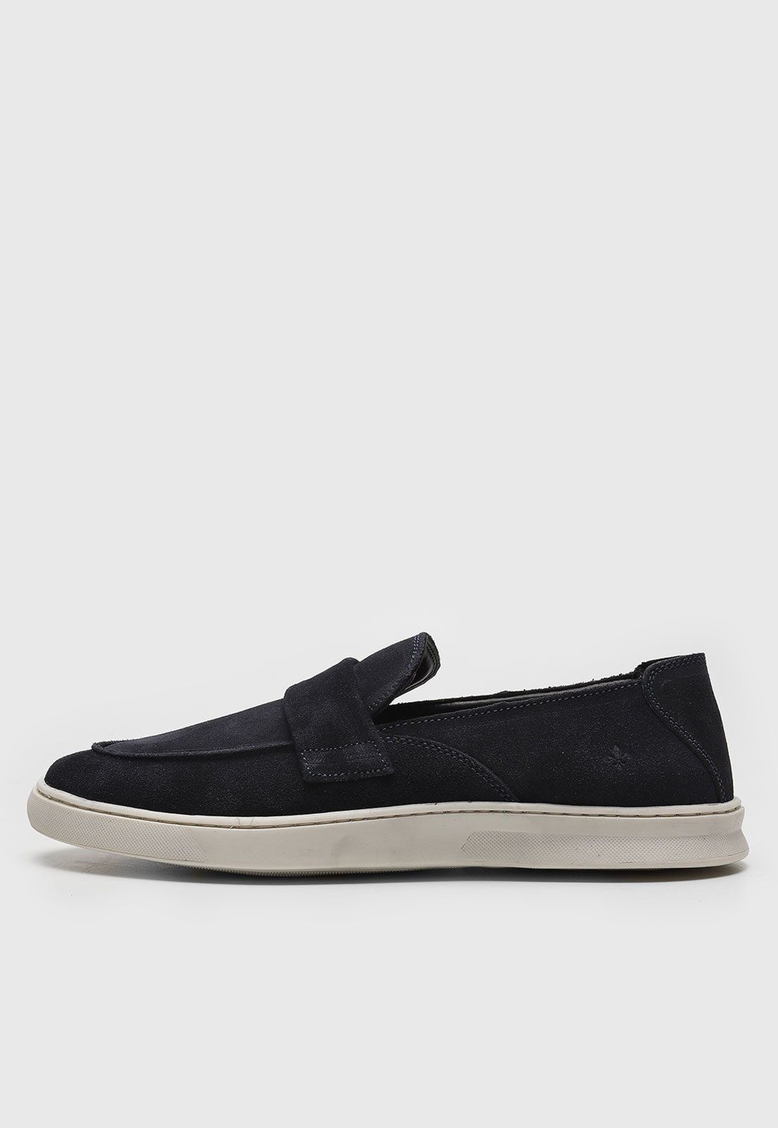 Mocassim de Couro Dudalina Loafer Azul-Marinho