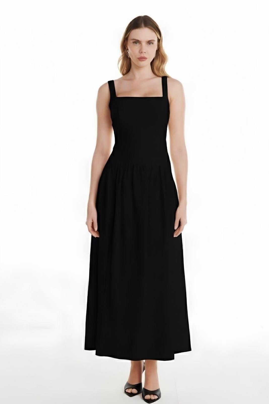 Vestido Detalhado Carlota Costa Preto