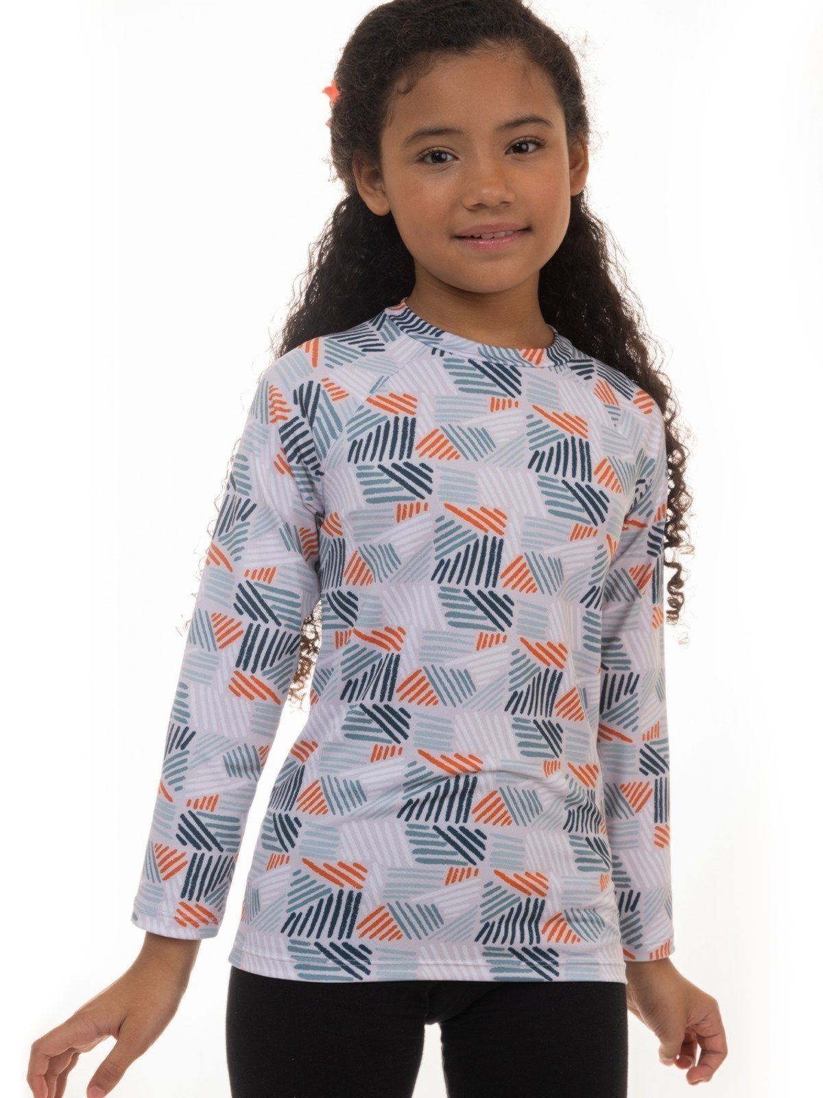 Vista 3 Camisa de Praia Unissex com Proteção UV 50 Magicamente Litoral Magicamente Kids branco Magicamente Kids branco