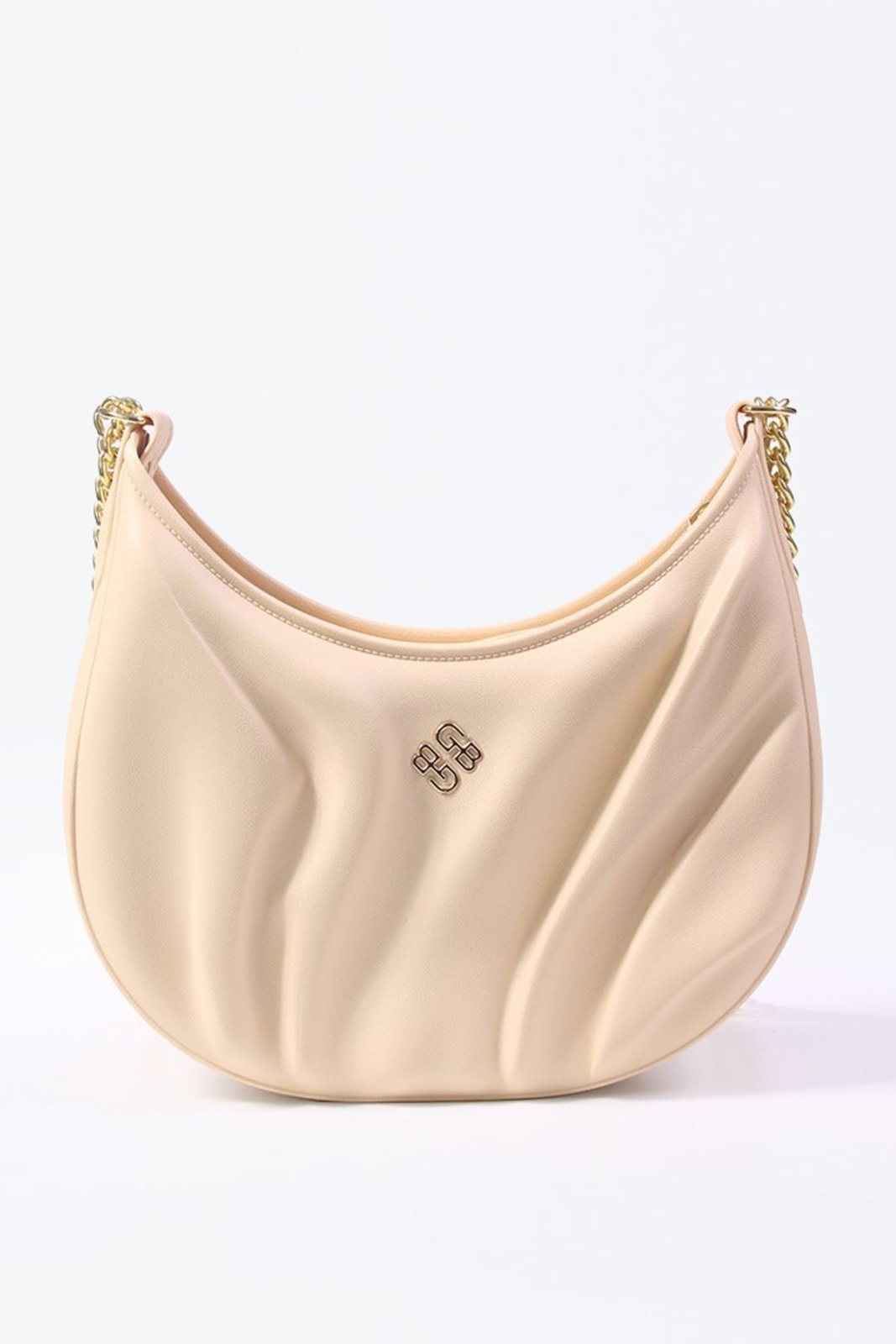 Bolsa Hobo Luci Giulia Bardo Bege