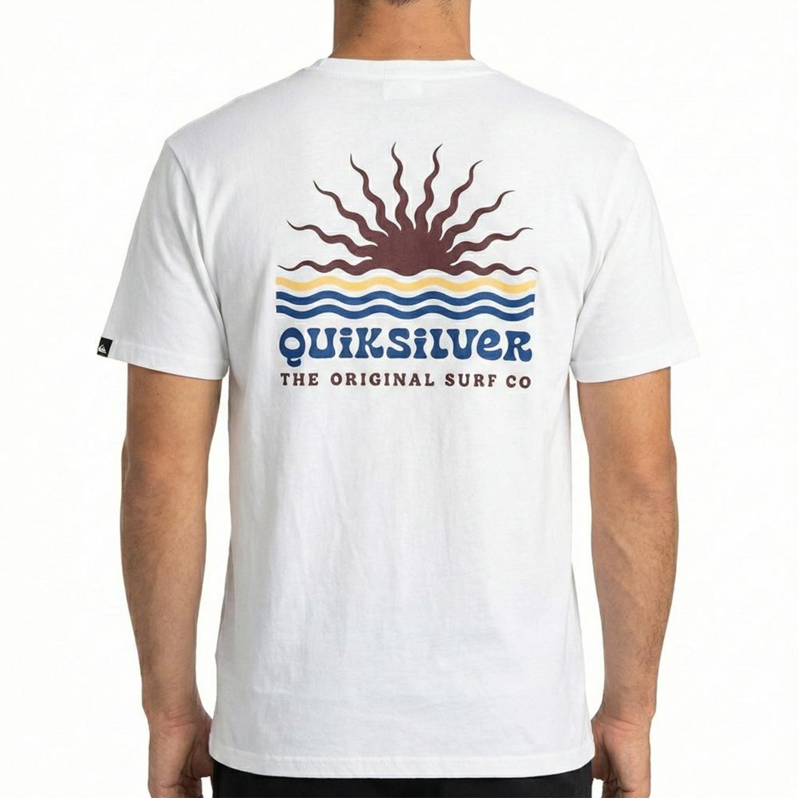 Camiseta Quiksilver High Waves I SM26 Masculina Snow White