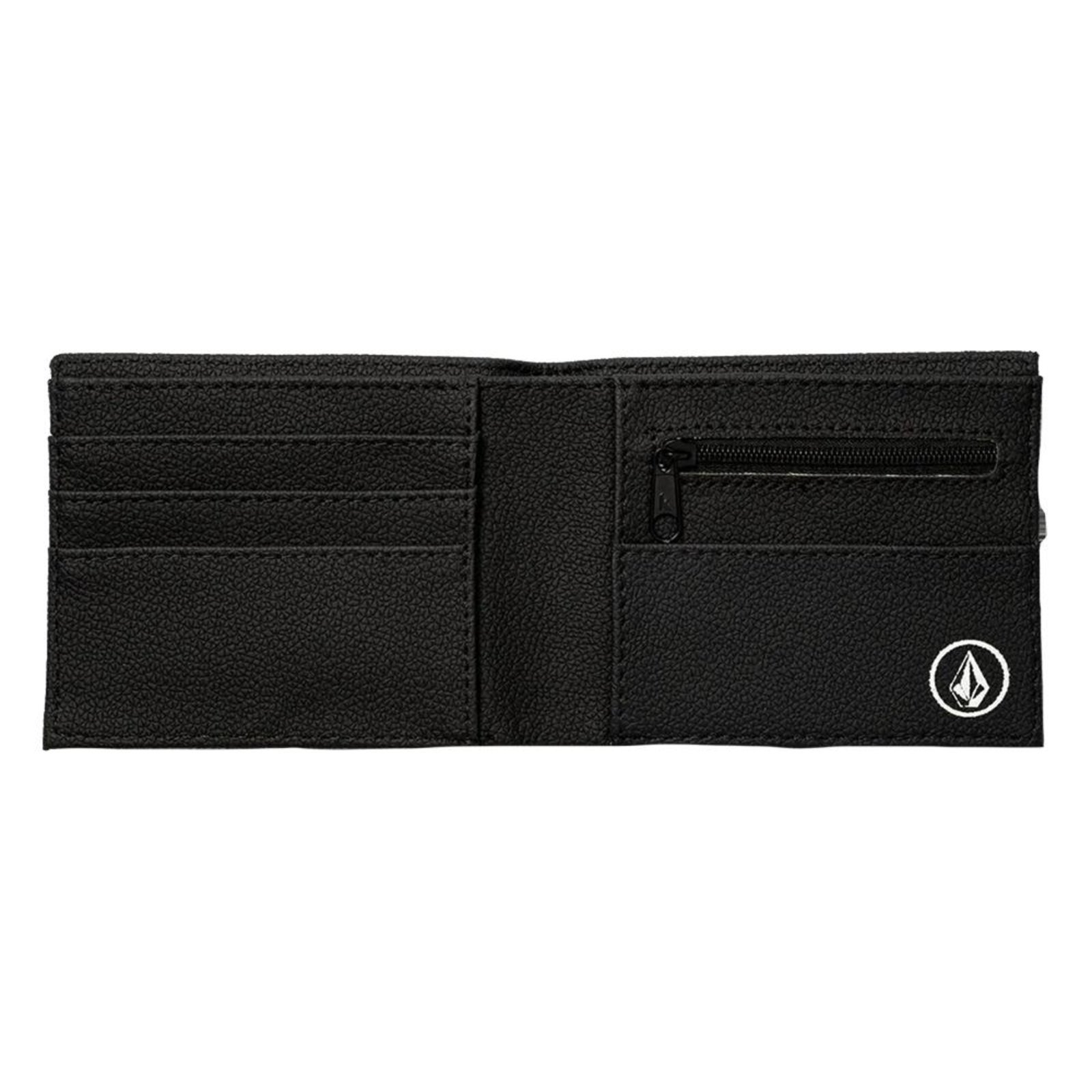 Vista 3 Carteira Volcom Slim Stone SM26 preto Volcom preto