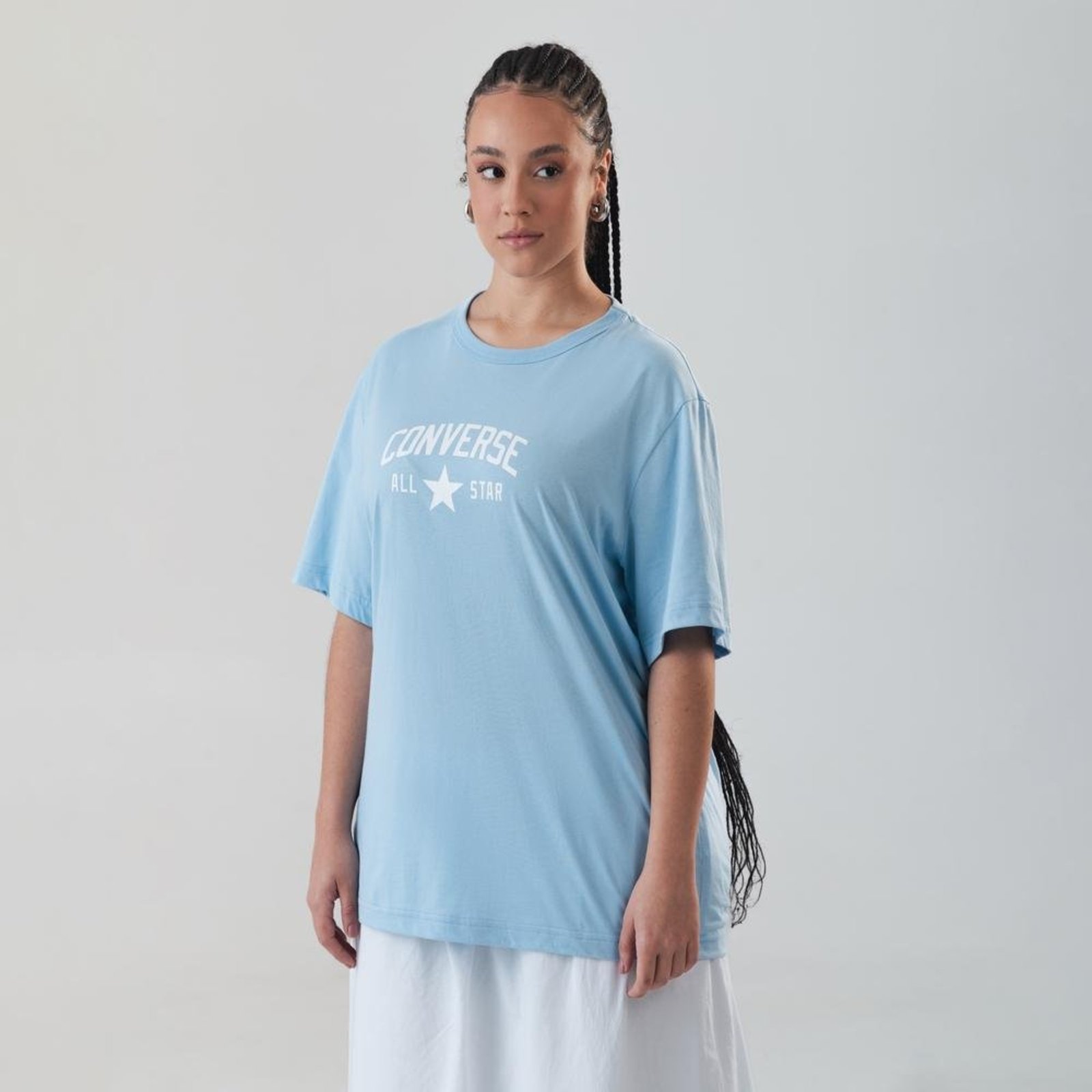 Camiseta Converse All Star Standard Fit Unisex Azul