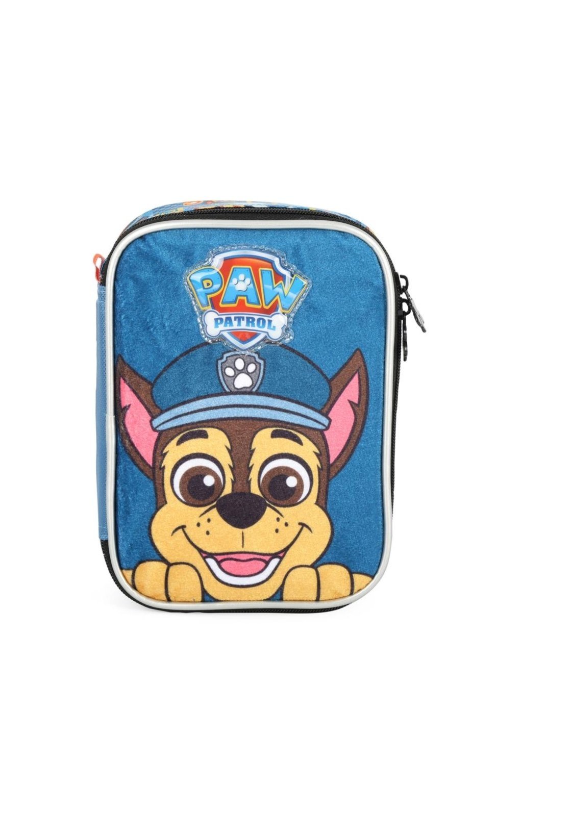 Vista 2 Infantil - Estojo Box M 100 canetas Pelúcia Patrulha Canina Luxcel vermelho Luxcel vermelho