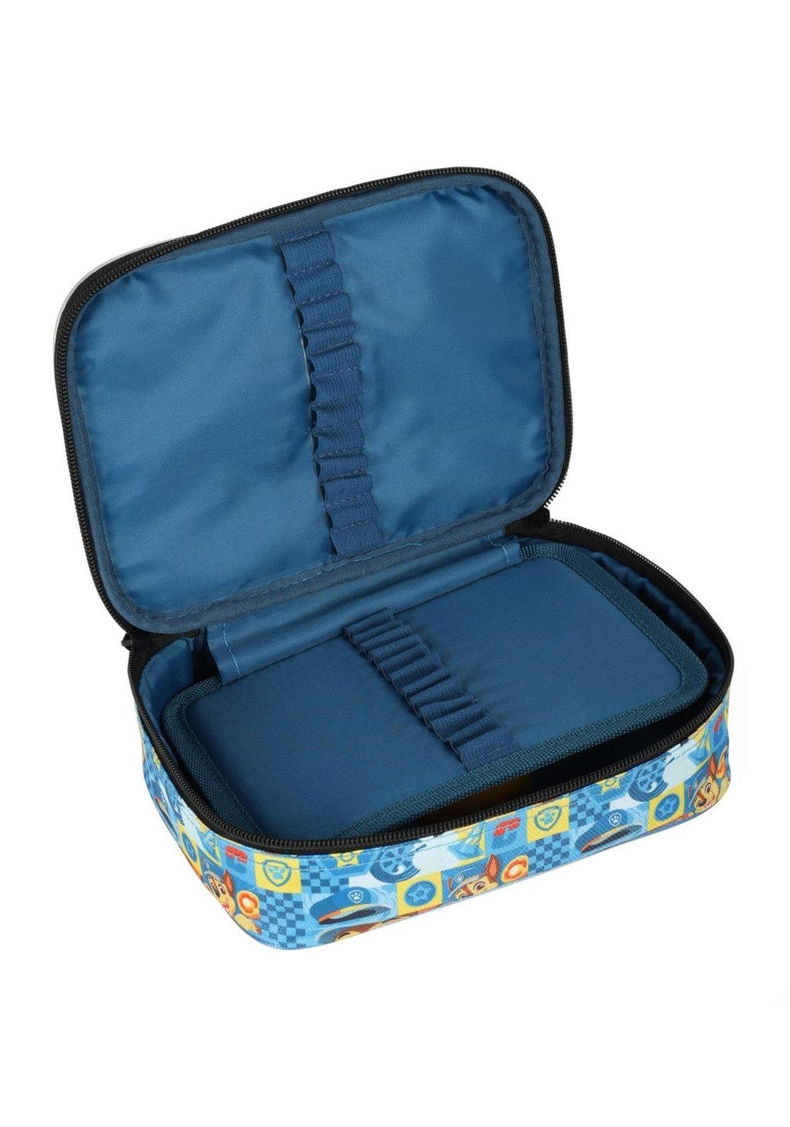 Vista 3 Infantil - Estojo Box M 100 canetas Pelúcia Patrulha Canina Luxcel vermelho Luxcel vermelho