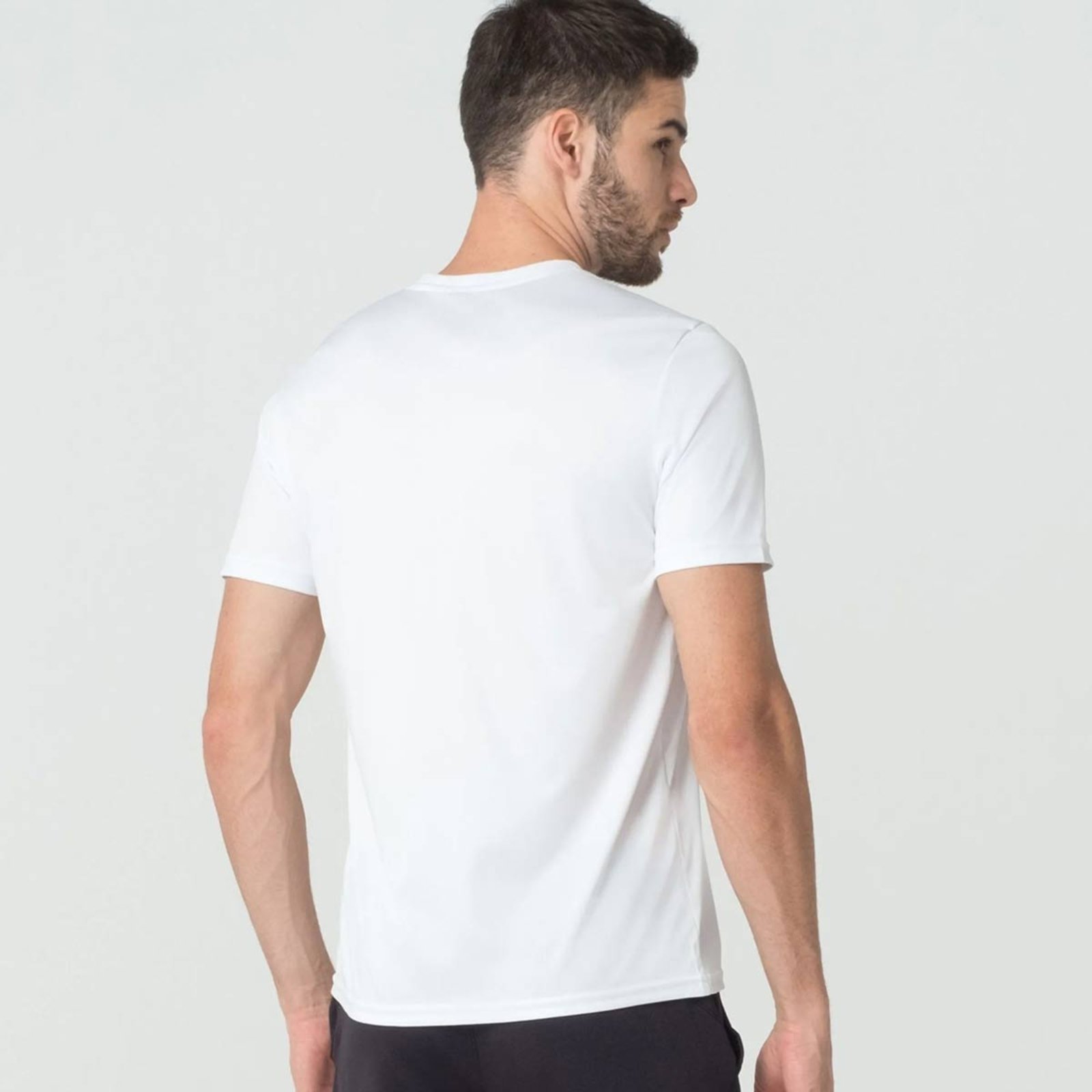 Vista 3 Camiseta Fila Basic Sports II e Prata branco Fila branco