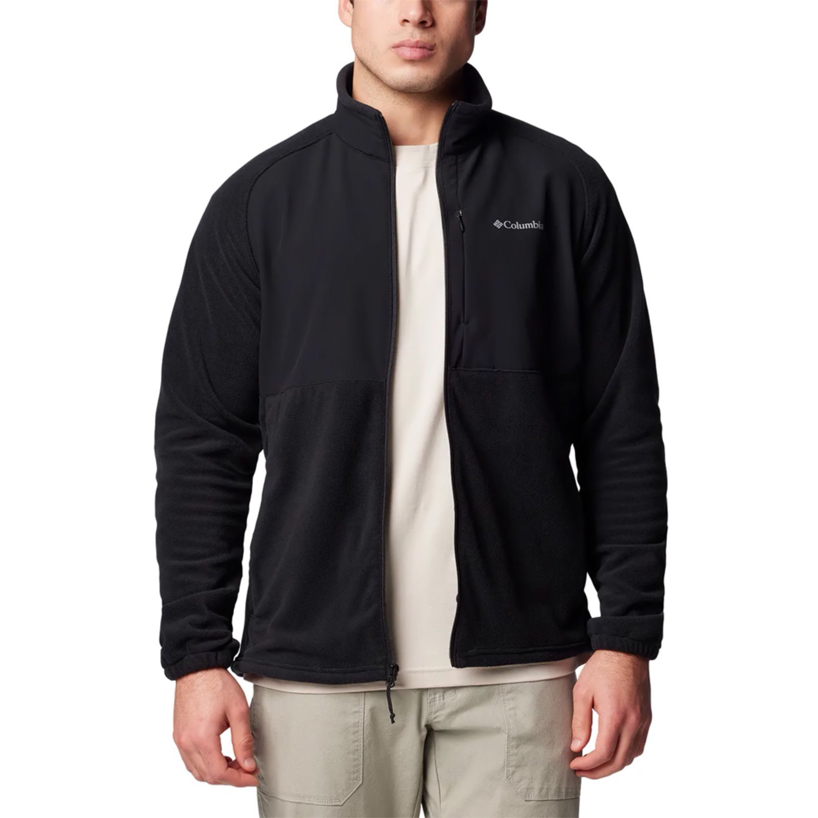 Jaqueta Columbia Sage Peak Fleece Fz Preto Masculino