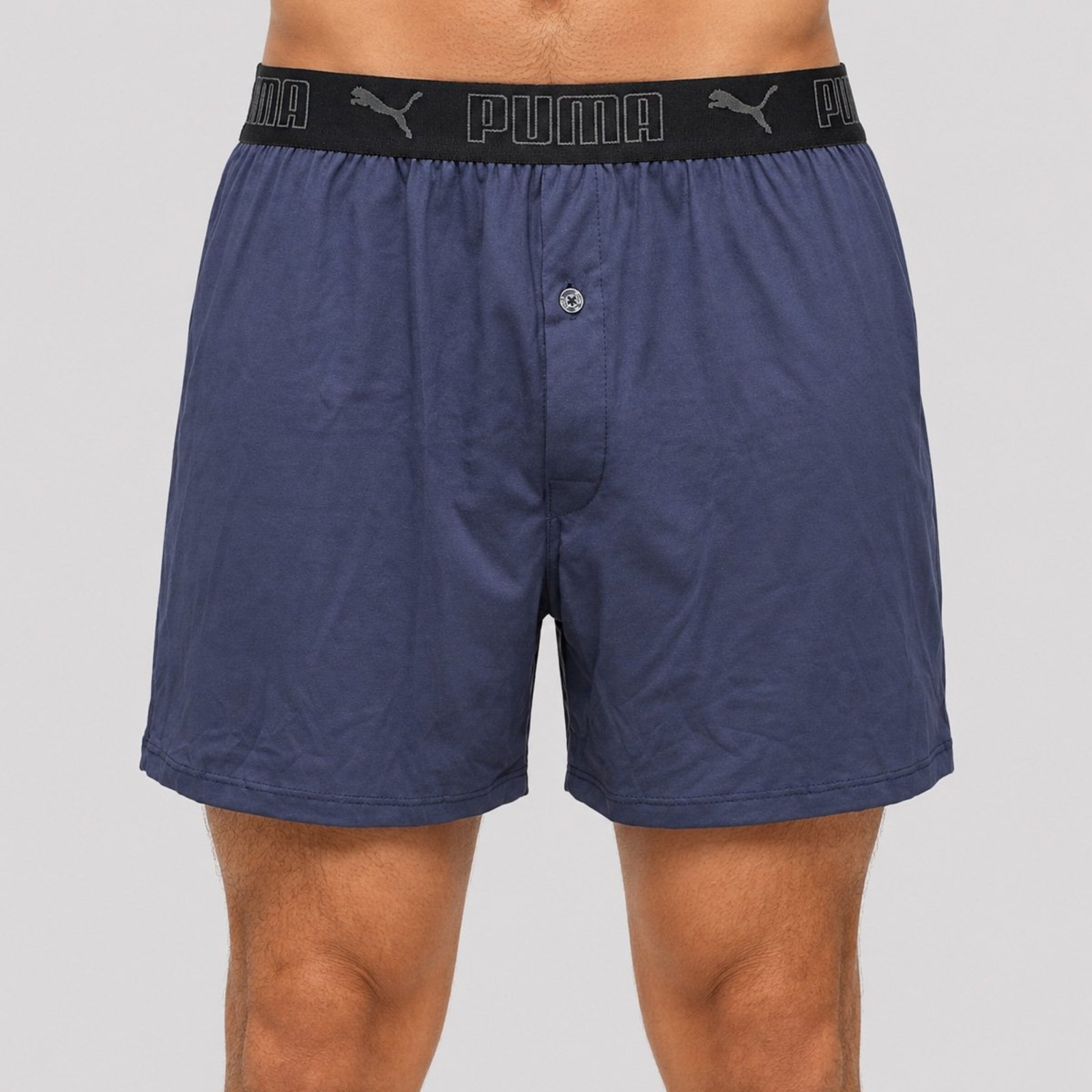 Cueca Puma Samba Canção Cotton Marinho