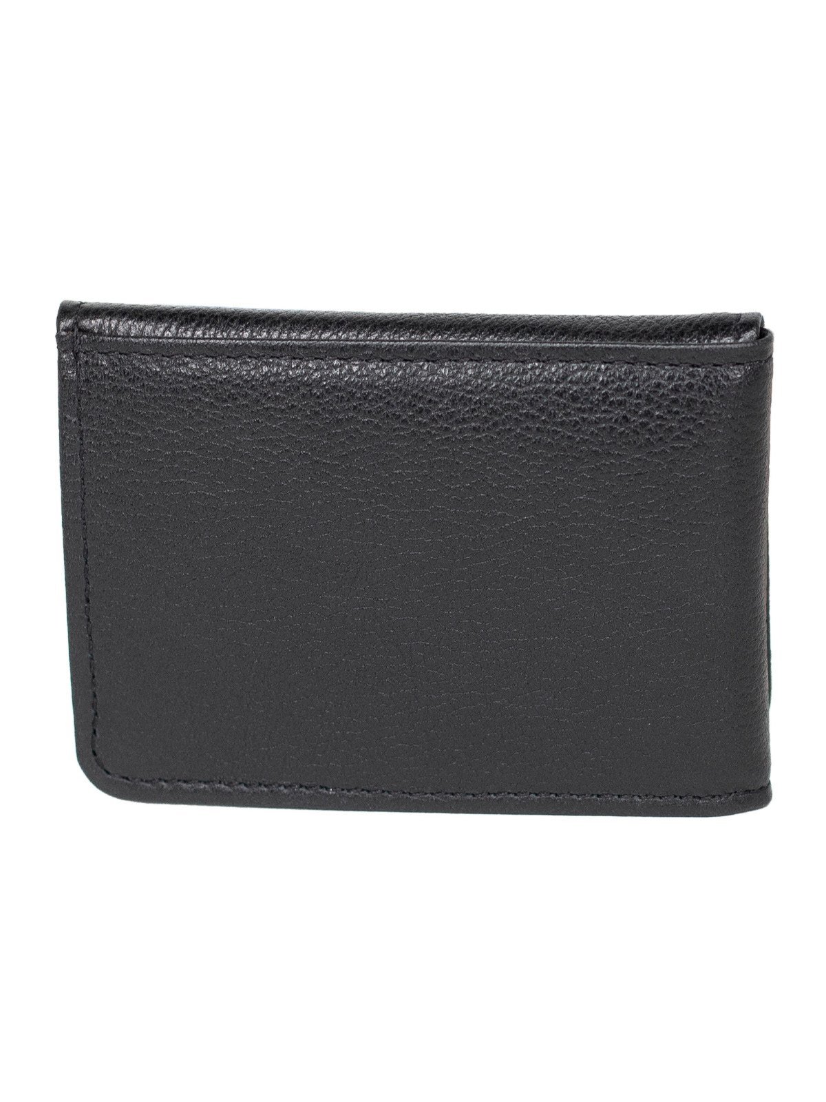 Vista 3 Carteira Masculina Fasolo Casual Skin Couro Legítimo Porta Cartão Documentos preto Fasolo preto