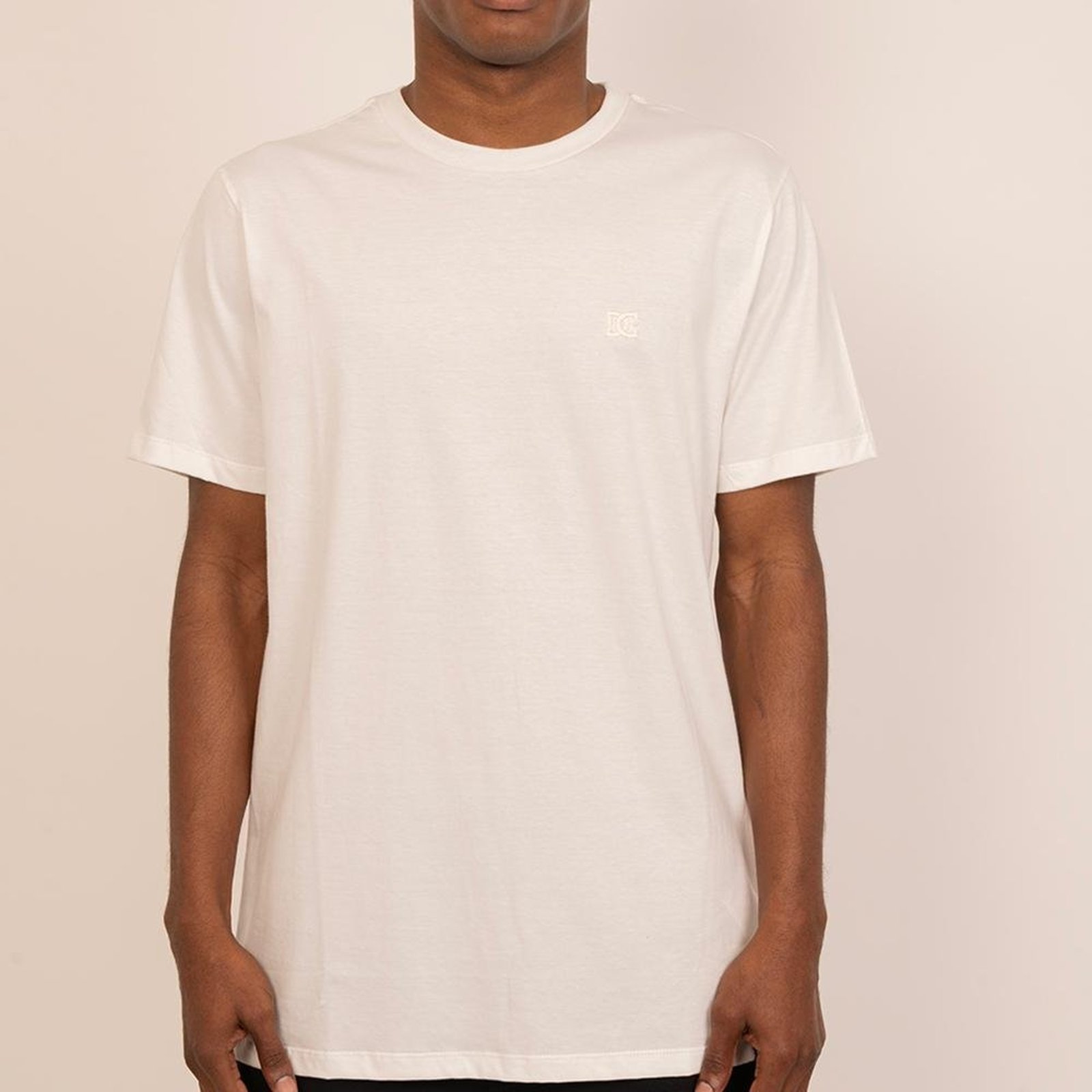 Camiseta DC Shoes Embroidery SM27 Masculina Snow White