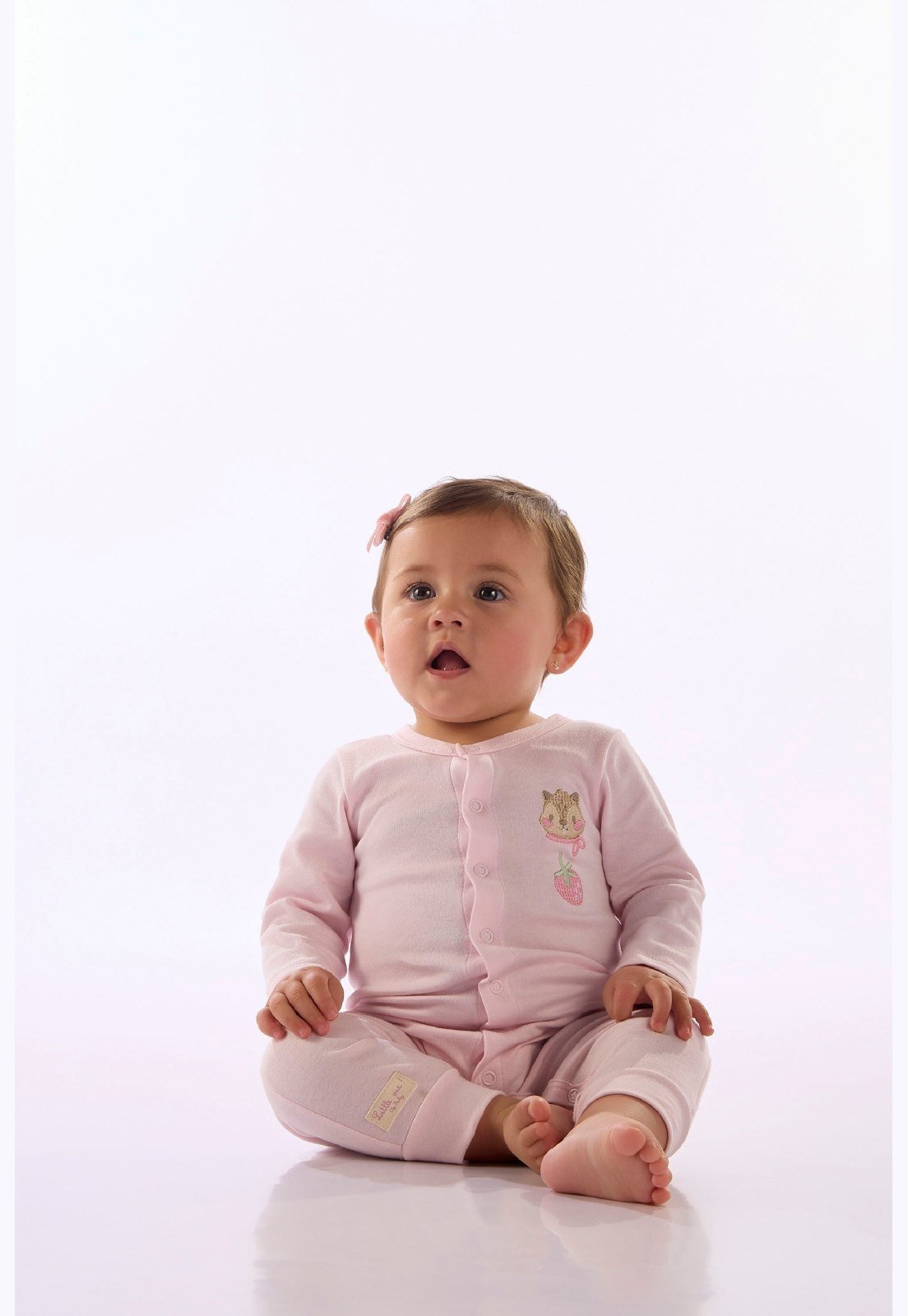 Infantil - Macacão Longo Para Unissex Up Baby Branco