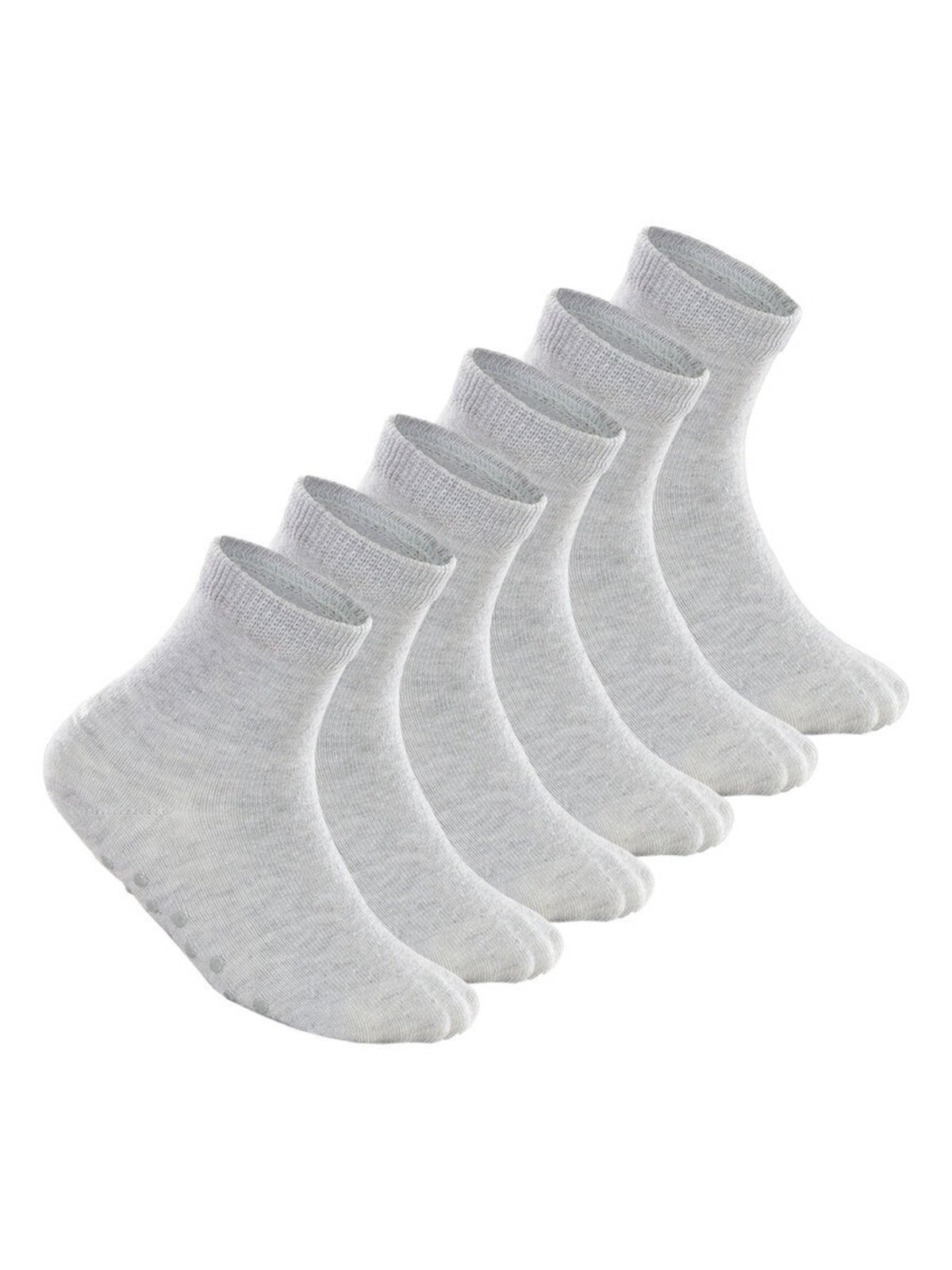 Kit com 6 Meias Antiderrapante Lupo 2041-032
