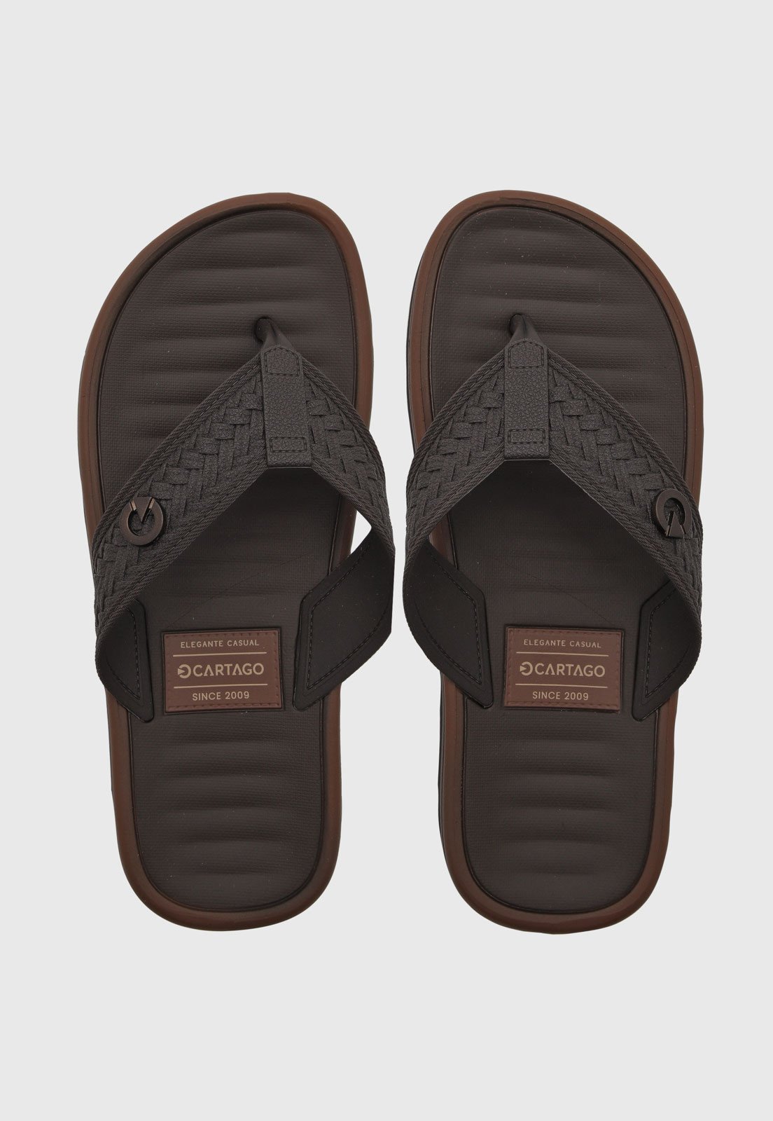 Chinelo Masculino Cartago Casual Café