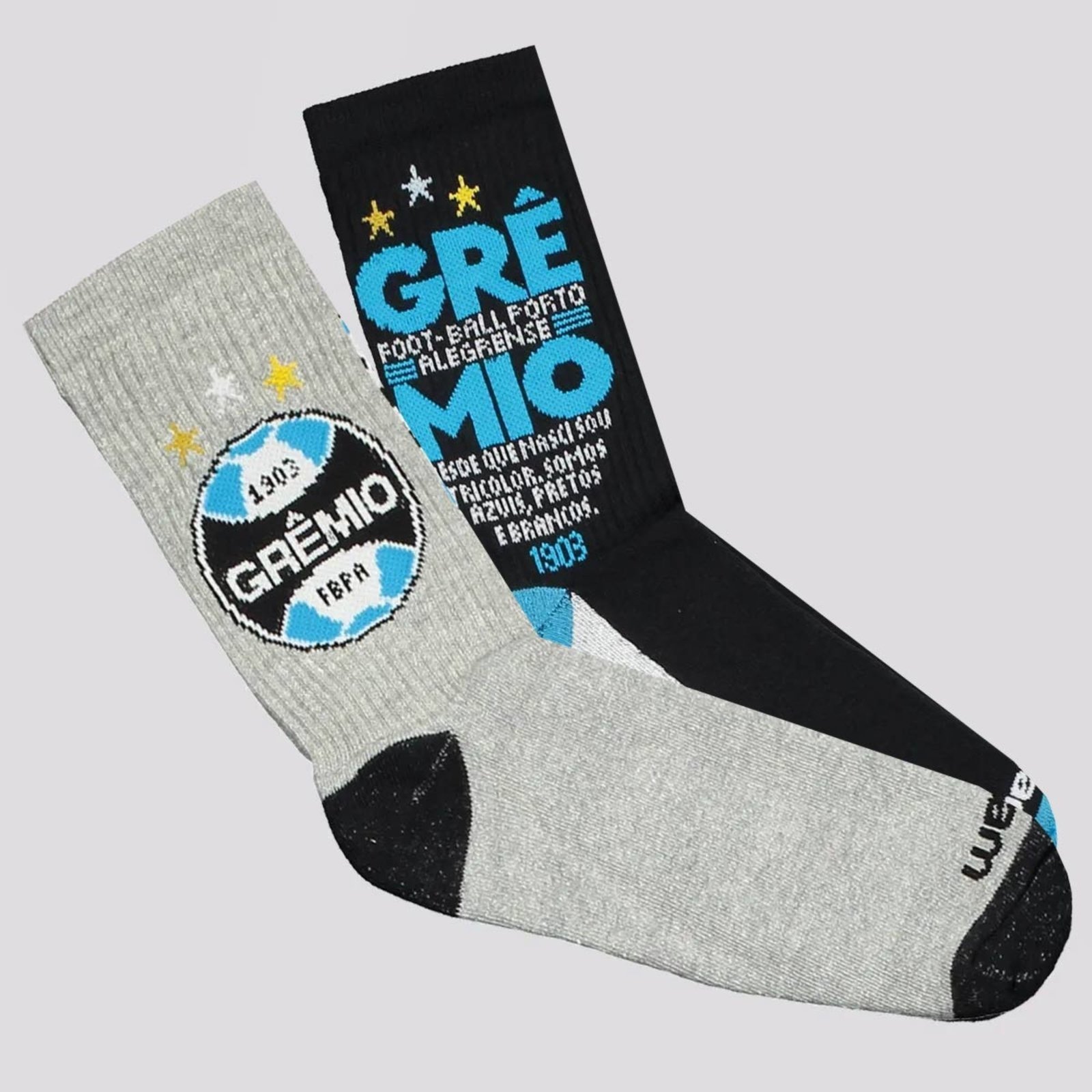 Kit Meias Rikam Grêmio 2 Pares