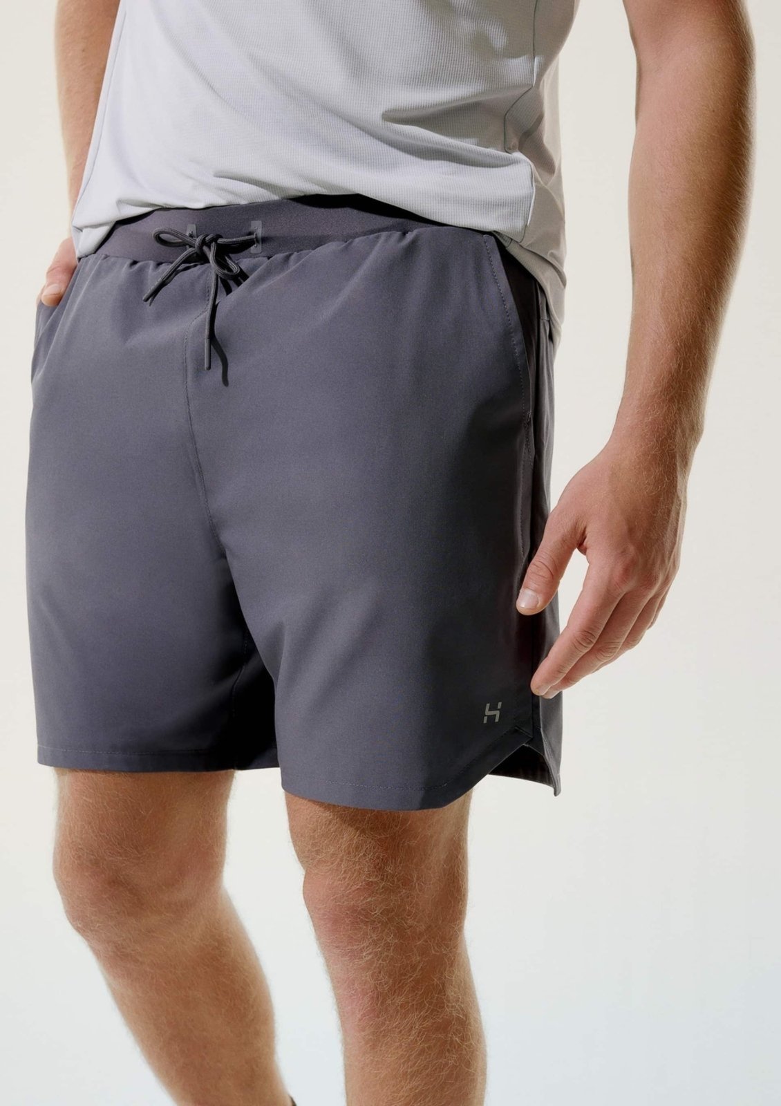 Vista 3 Bermuda Esportiva Masculina Com Cordão Hering preto preto