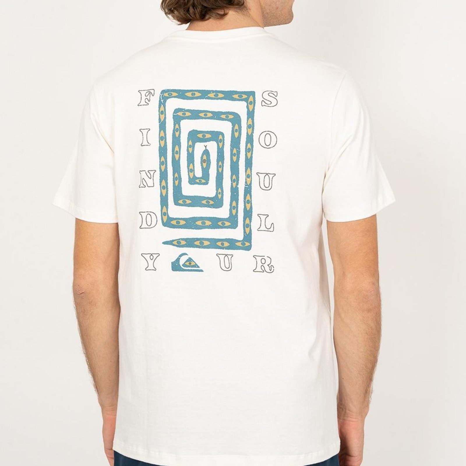 Camiseta Quiksilver Soul Maze SM26 Masculina Snow White