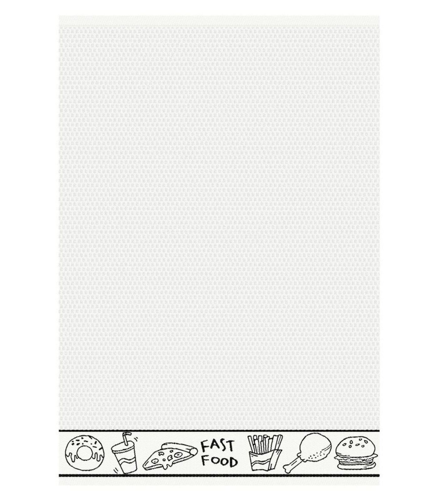 Pano De Copa Jacquard Atlantica Branco