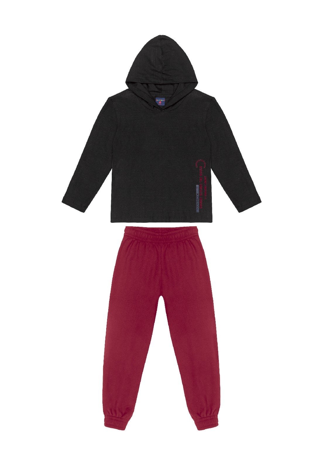 Infantil - Conjunto em Meia Malha Guloseima Preto