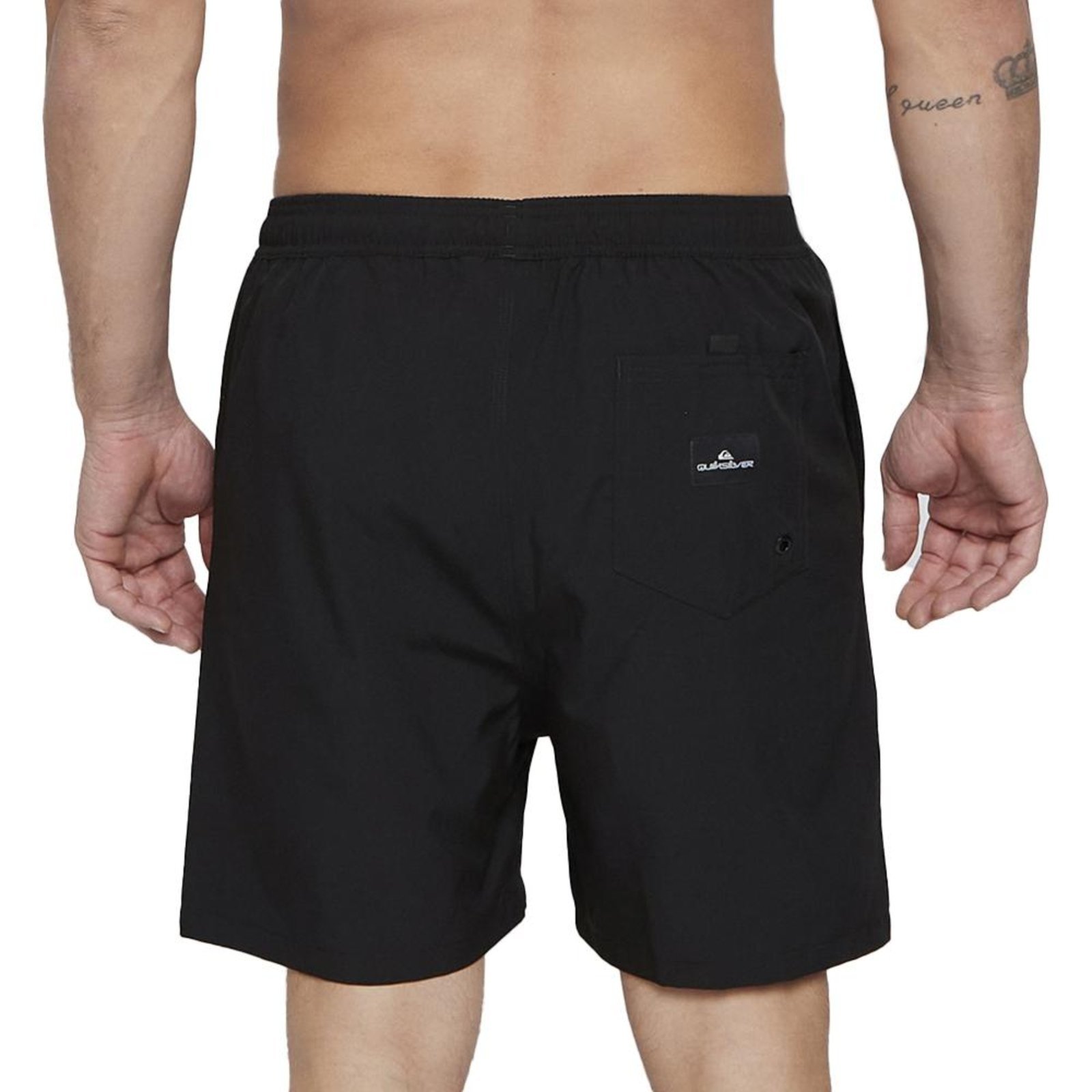 Bermuda Quiksilver Flat Everyday 19" SM25 Masculina Preto"
