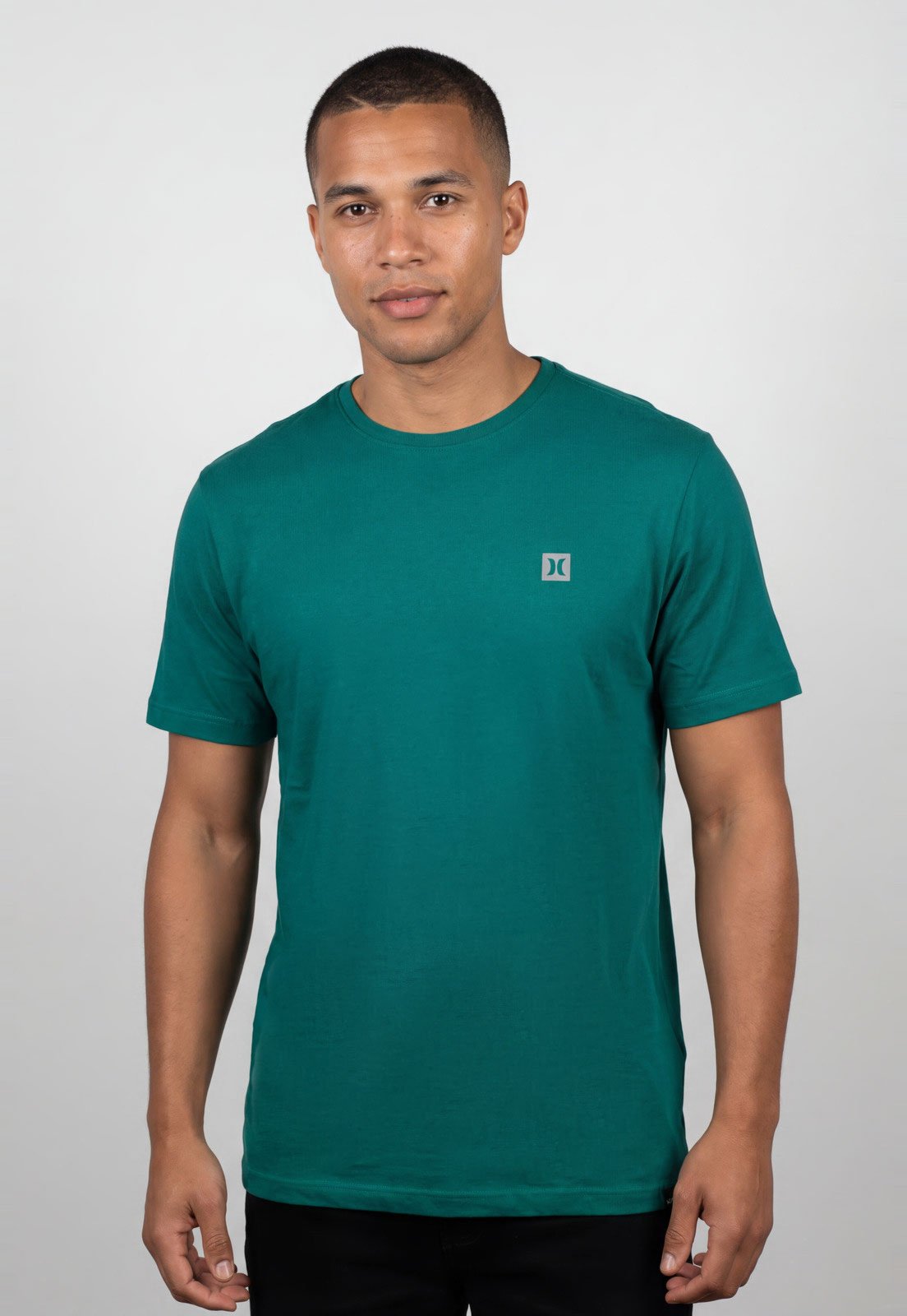 Camiseta Masculina Hurley Silk Mini Icon II Verde