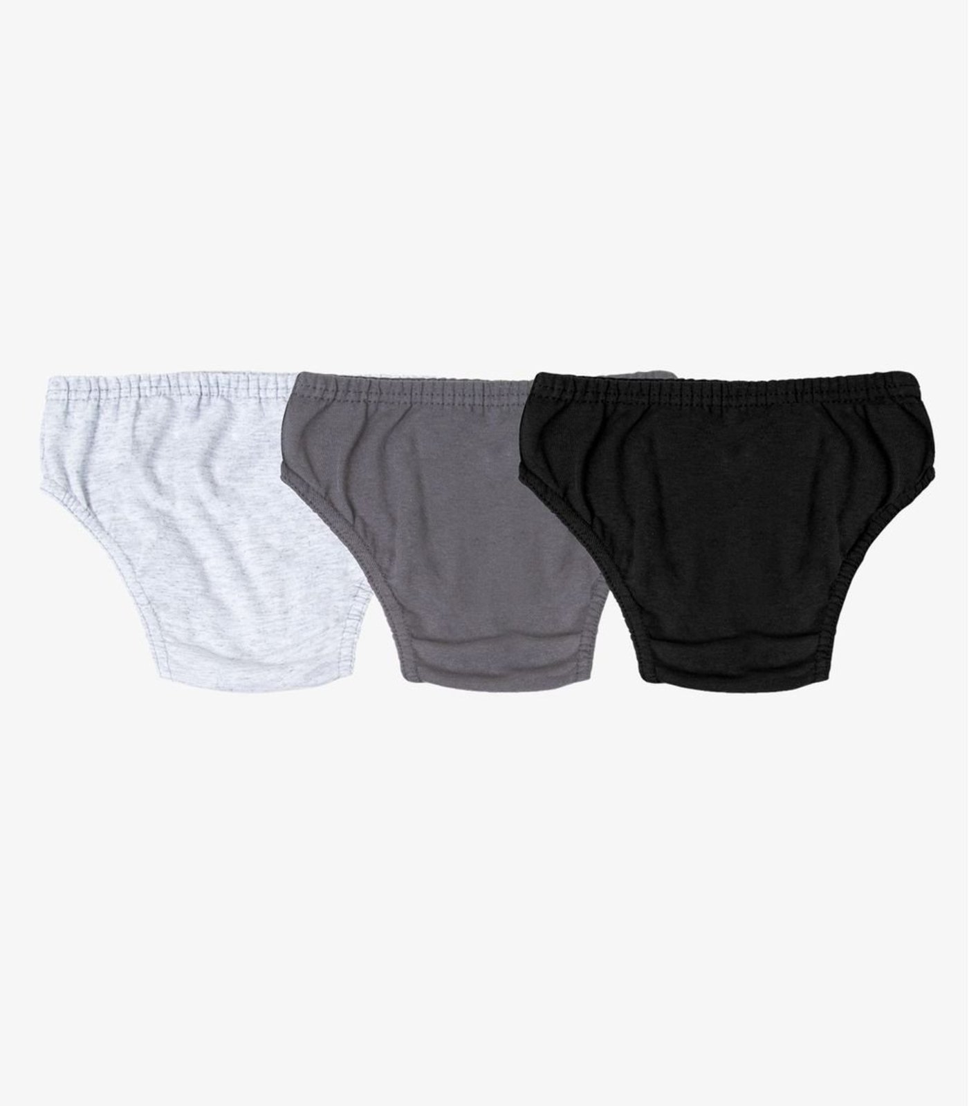 Vista 3 Kit 3 Cuecas Slip Em Algodão Select azul Select azul