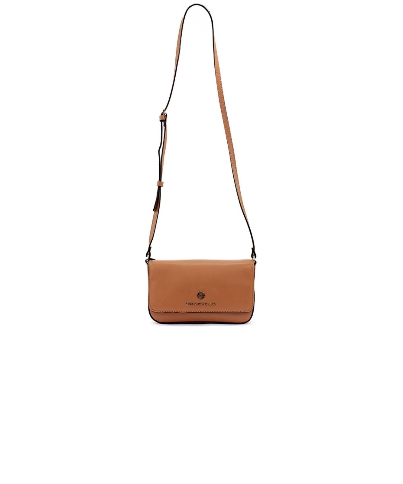 Vista 2 Bolsa Tira Colo Smartbag Couro Caramelo incolor incolor