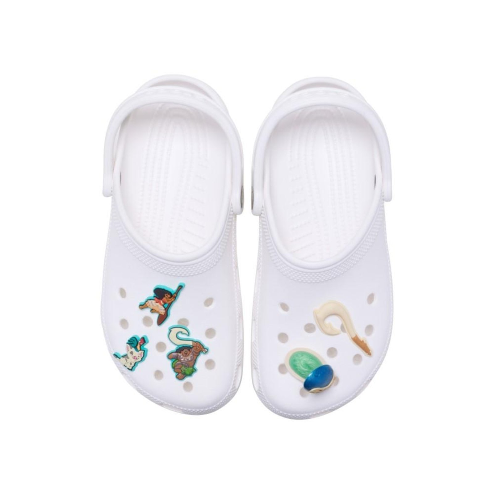 Vista 3 Infantil - Jibbitz™ Disney Moana Pack com 5 Peças Crocs branco