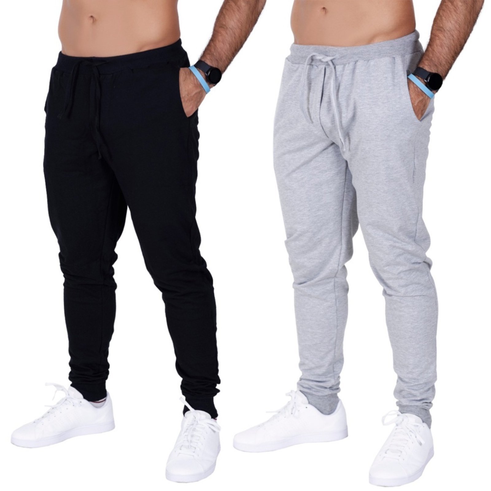 Kit 2 Calça Moletom Fristyle Com Bolso Adulto
