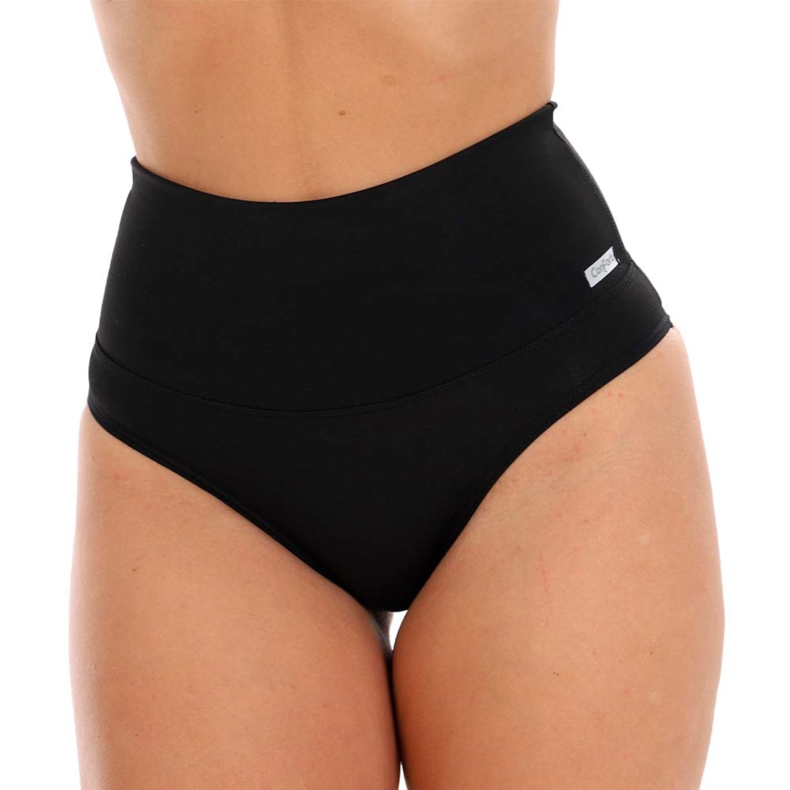 Calcinha Hot Pant Cinta Modeladora Fristyle Microfibra Preto
