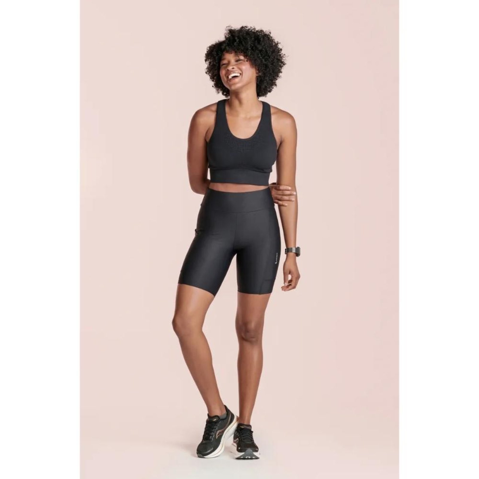 Bermuda Feminina Running Lupo Bolso 76235 PRETO G