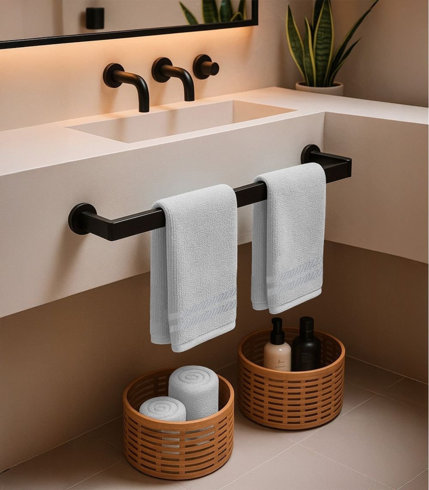Kit 2 Toalhas De Rosto De Algodão Rovitex Home Cinza