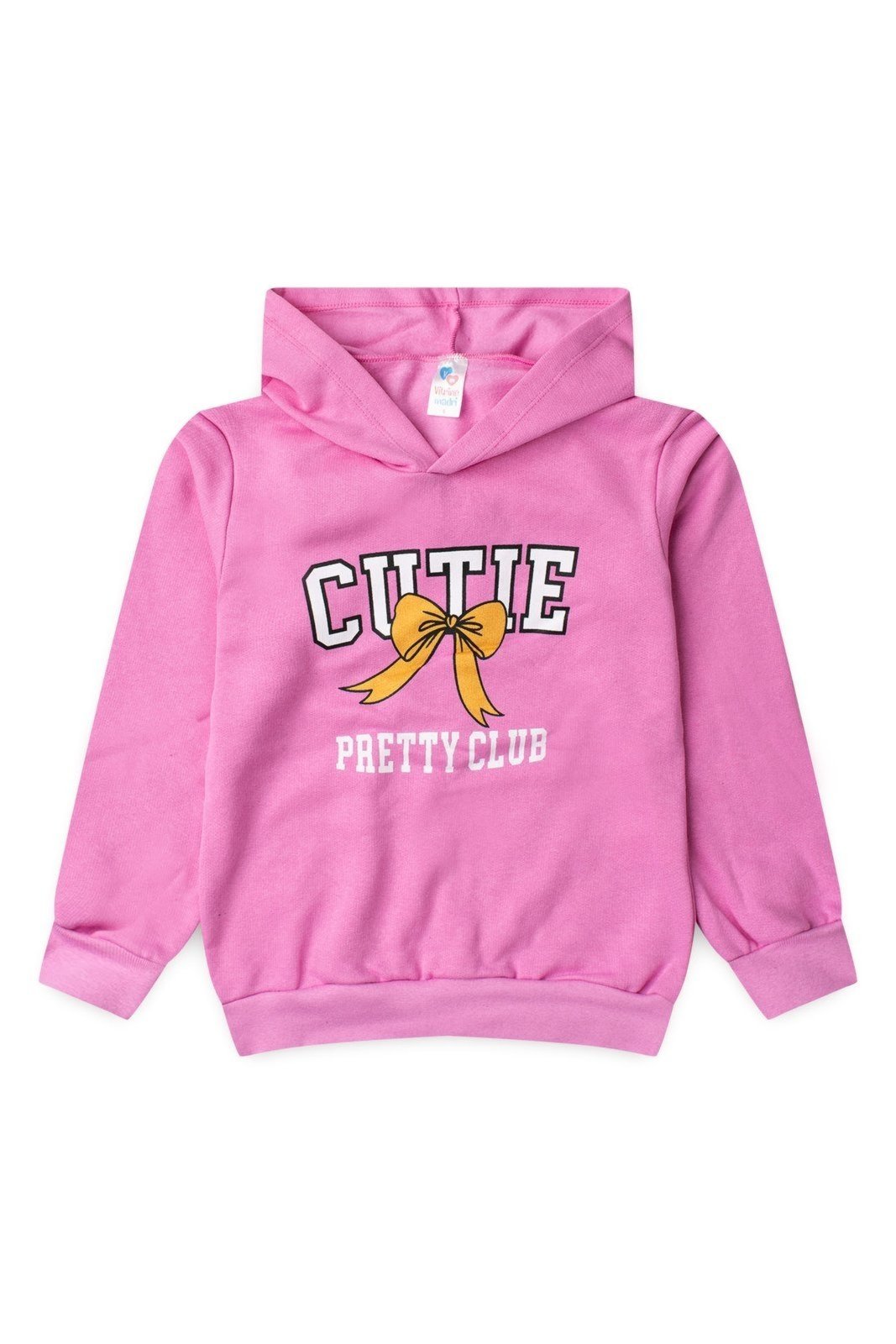 Infantil - Blusa Moletom Menina c/ Capuz Cutie Pretty Club