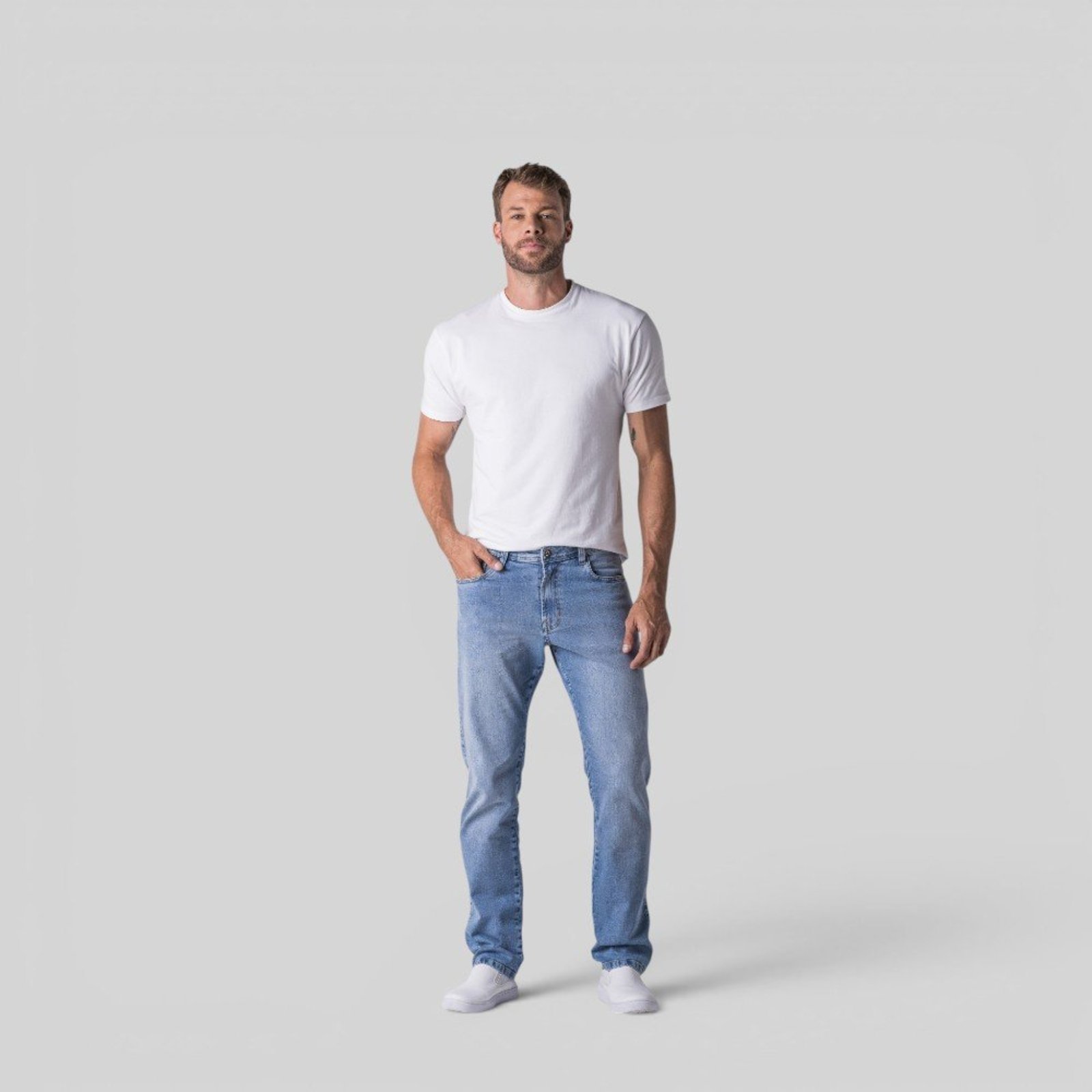 Calça Masculina Jeans Reta Zune INDIGO
