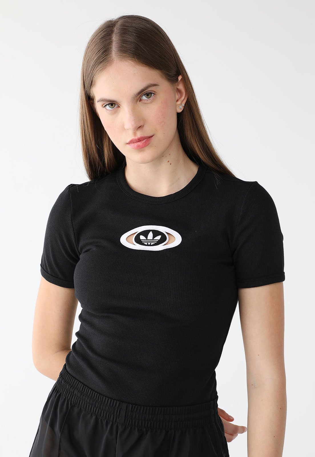 Camiseta adidas Originals Slim Campus 2000 Preta