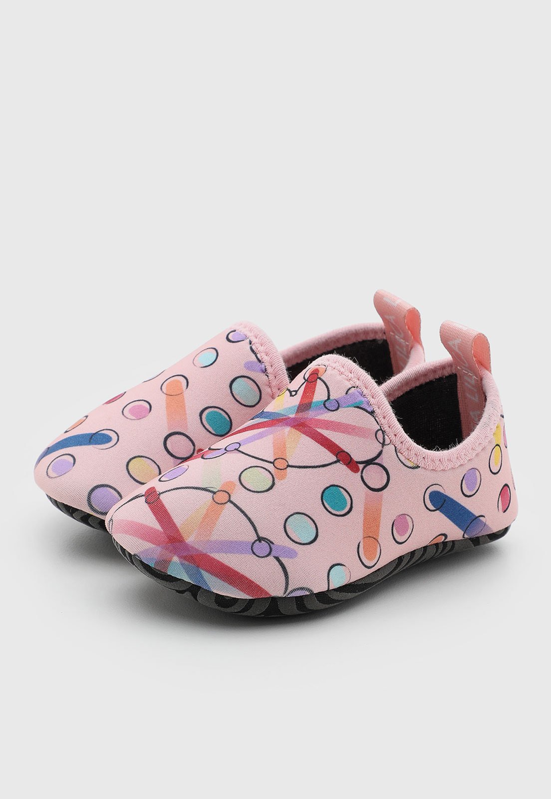 Infantil - Tênis Lilica Ripilica Estampa Geométrica Rosa