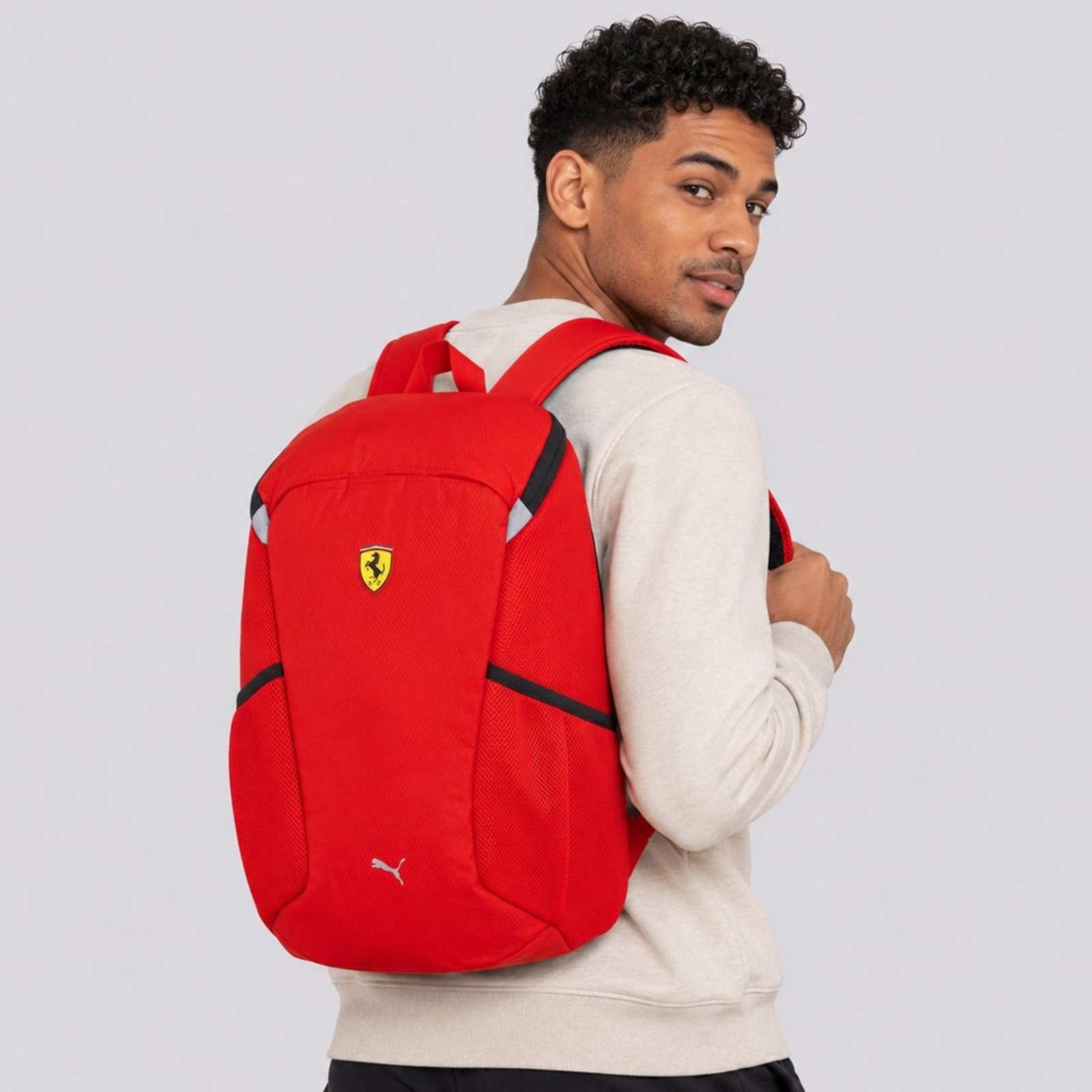 Mochila Puma Ferrari Large Backpack Vermelha