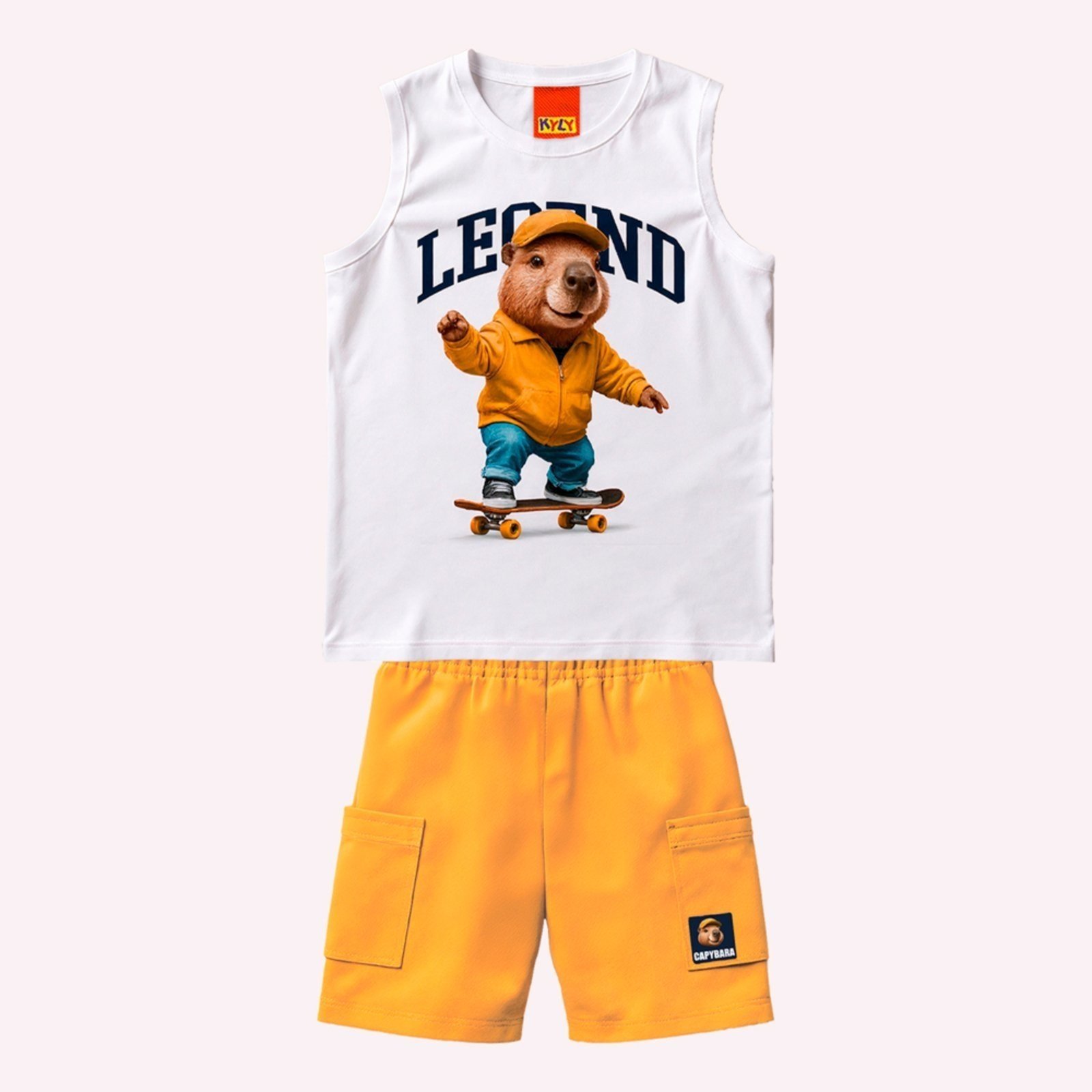 Infantil - Conjunto Menino Capivara Kyly