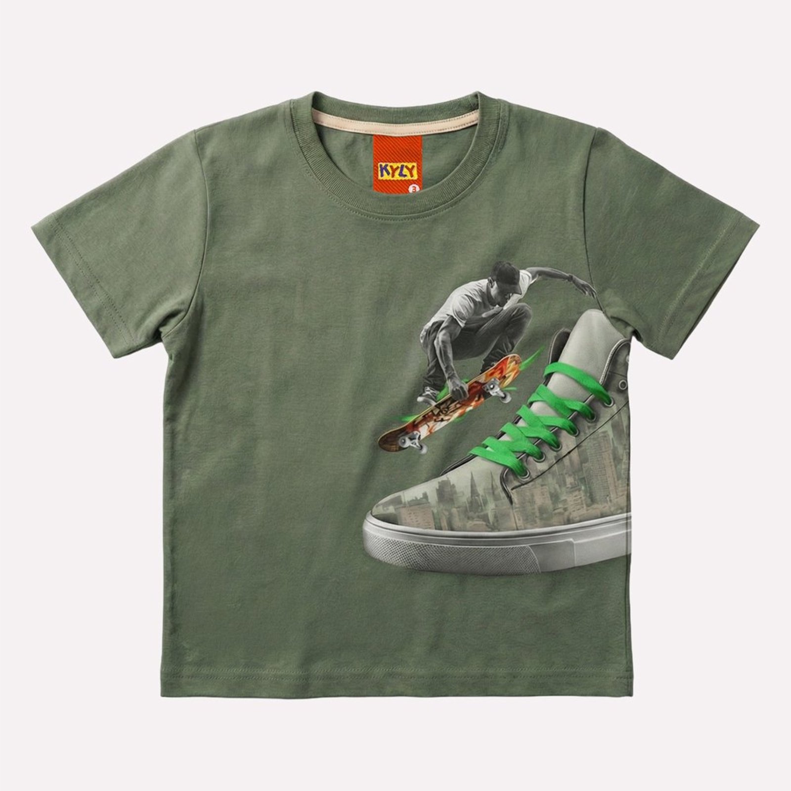 Infantil - Camiseta Menino Estampa Kyly